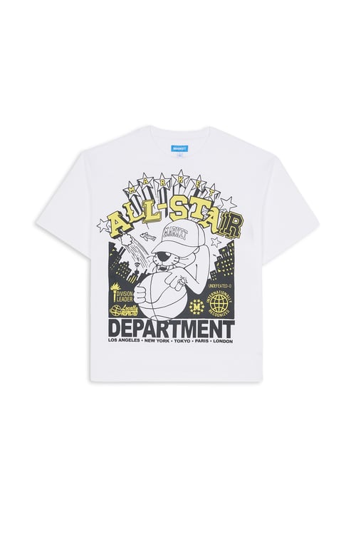 MARKET Regular-fit round-neck cotton T-shirt