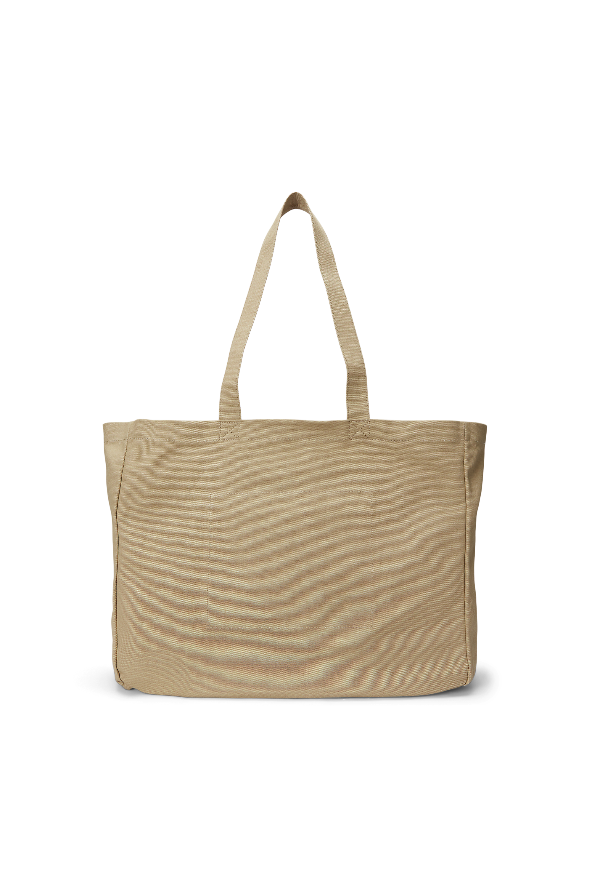 Straight checked wool-blend pants Beige