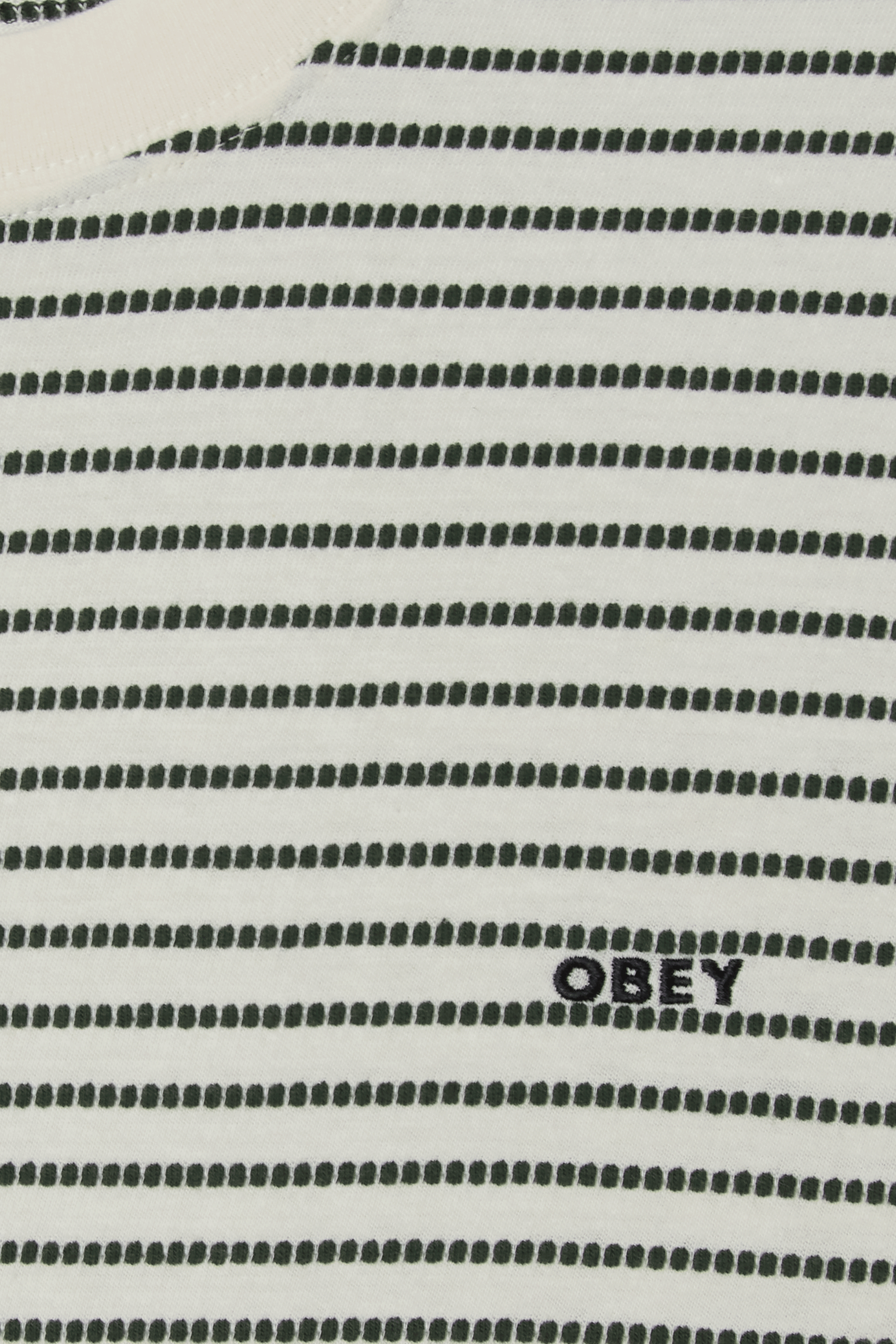 Regular-fit round-neck cotton T-shirt | Beige OBEY Men