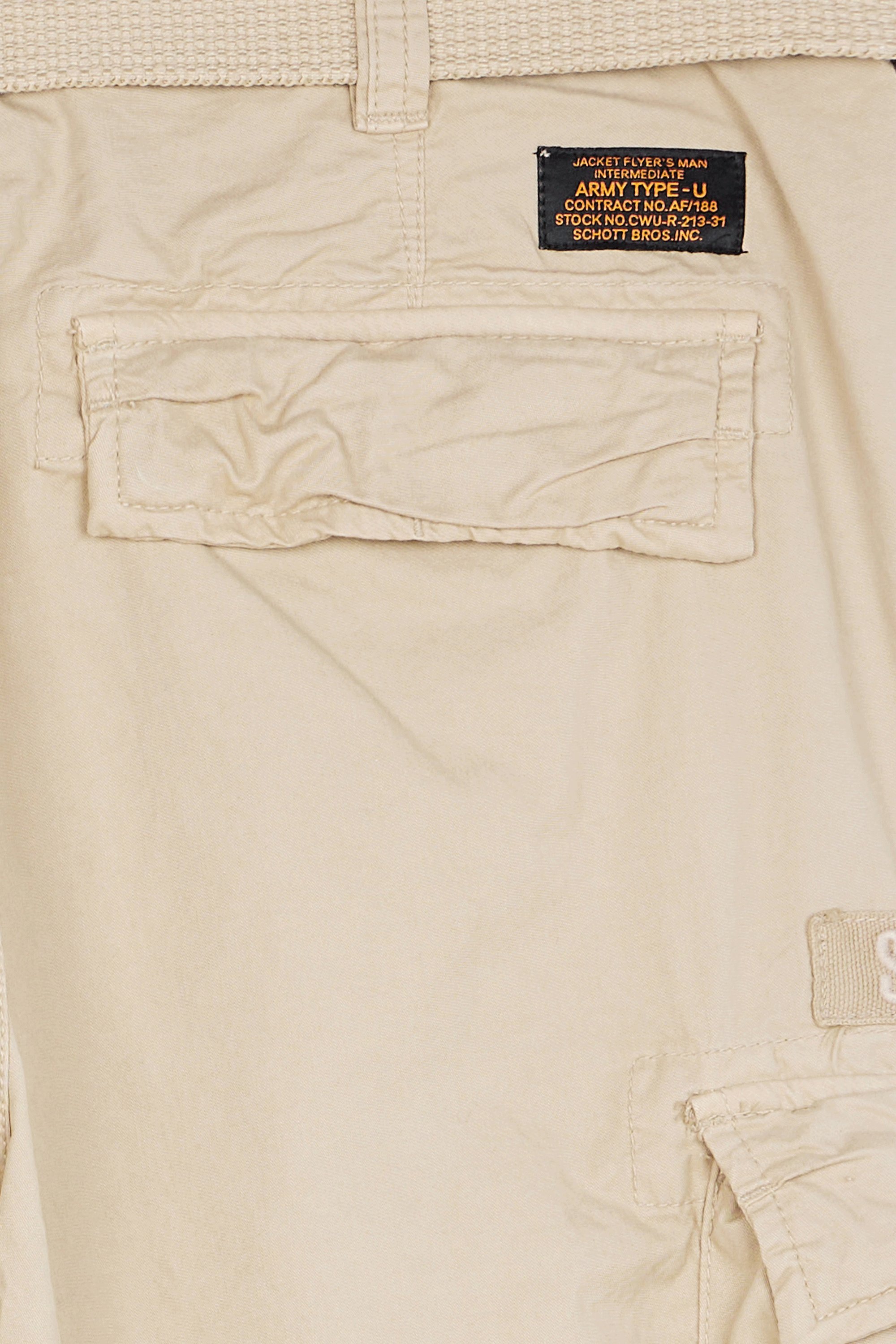 Shorts | Beige by SCHOTT Shorts Beige