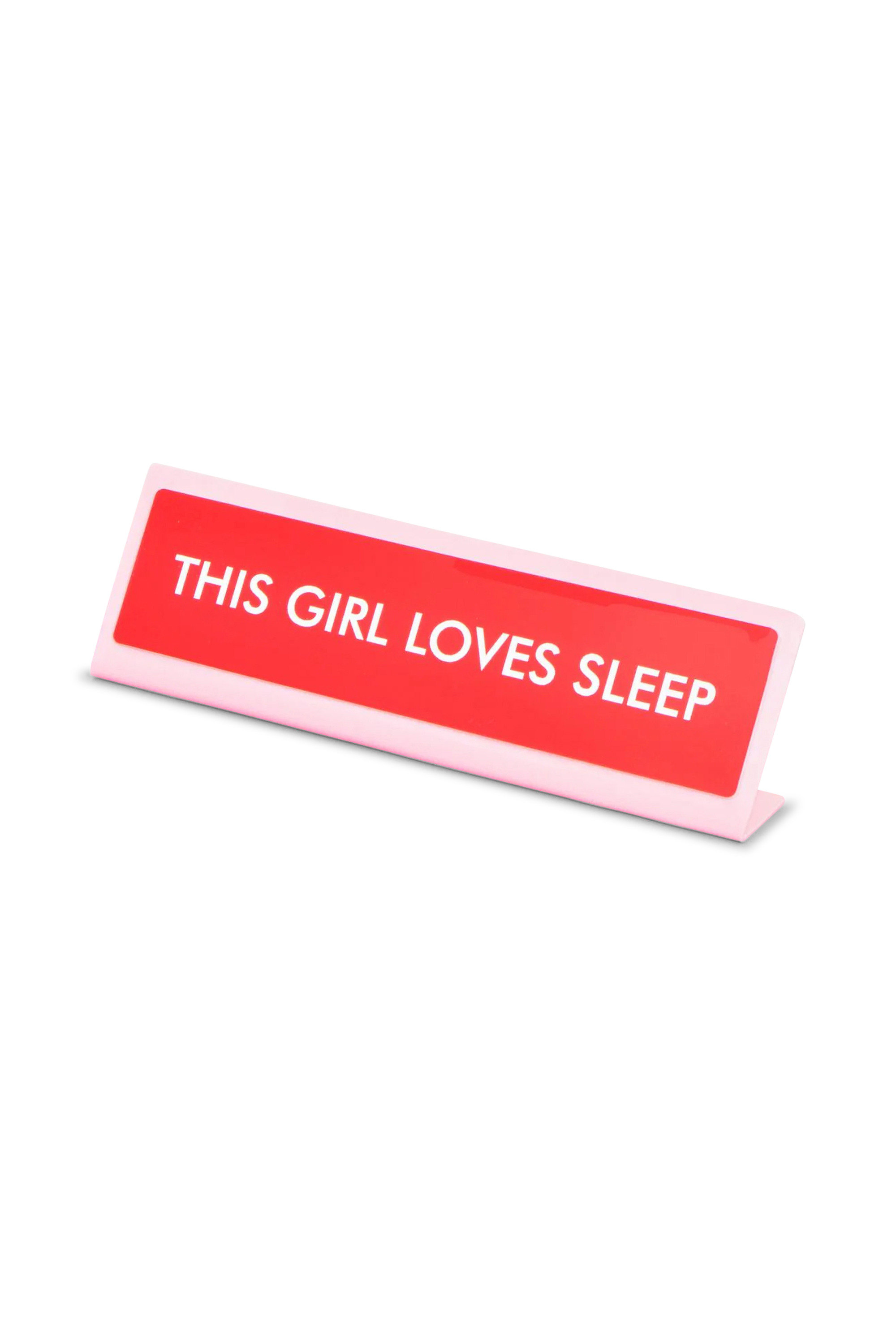 Desk plaque Red
