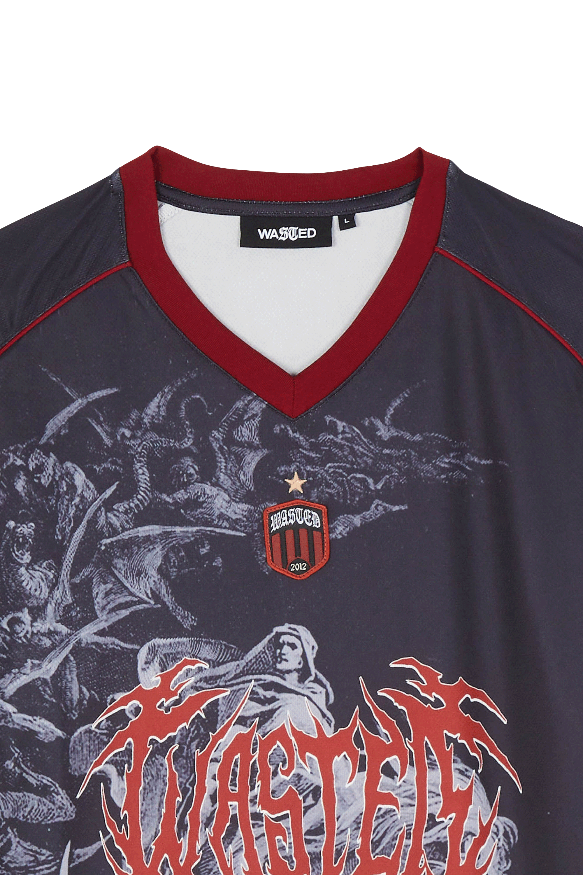 Maillot de football Noir