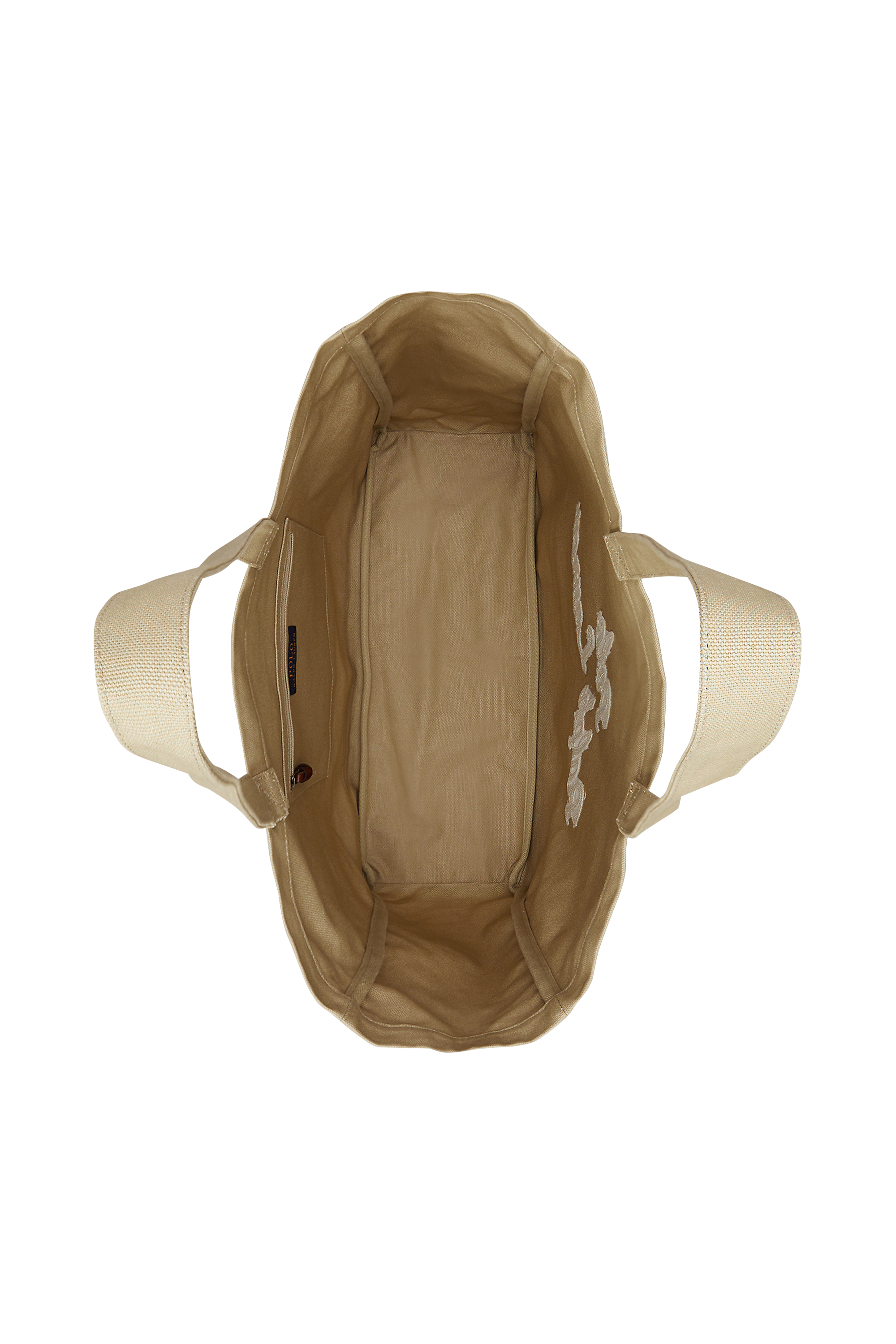 Straight checked wool-blend pants Beige