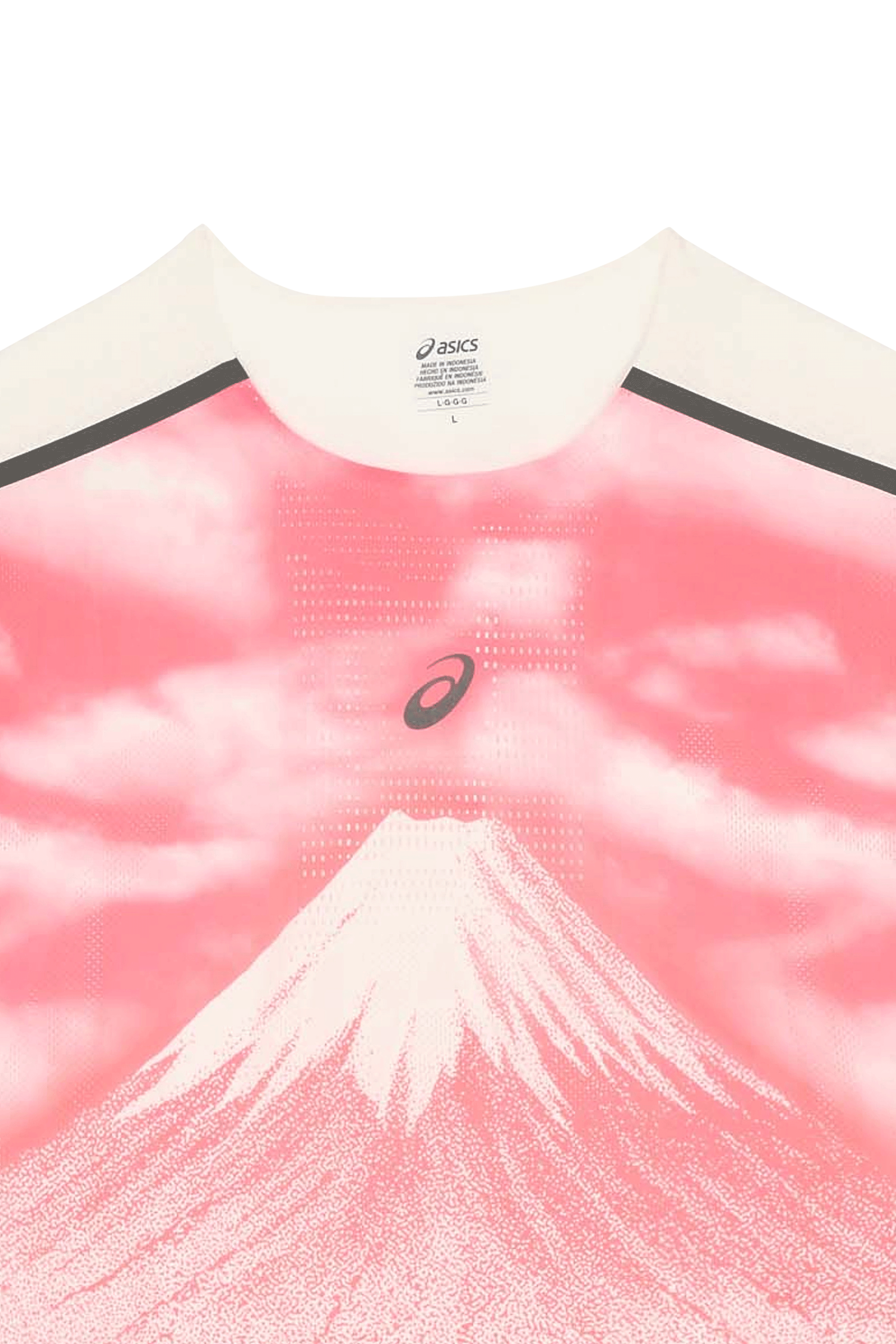 Regular-fit round-neck cotton T-shirt | Beige ASICS Men