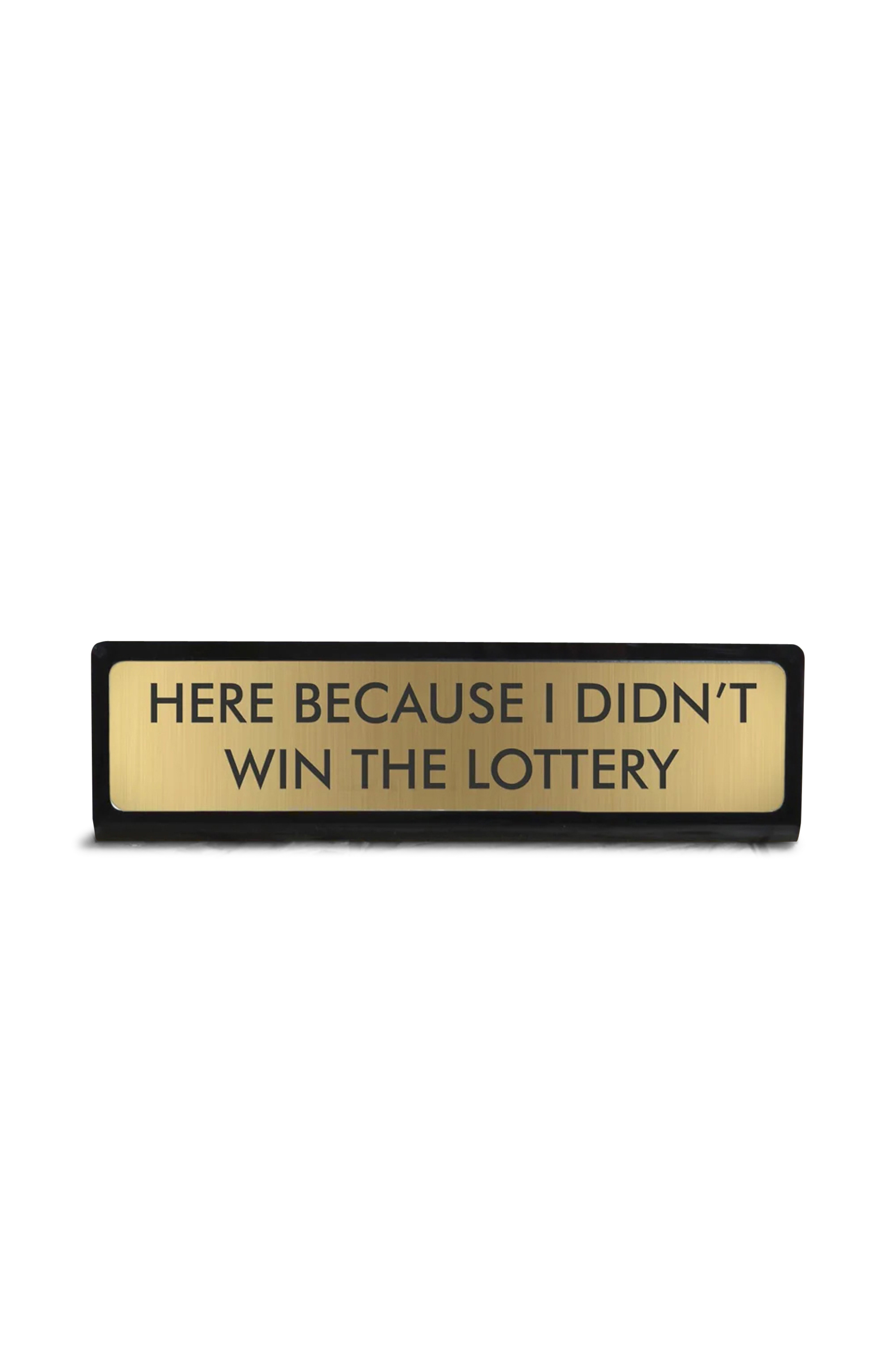 Desk plaque Golden