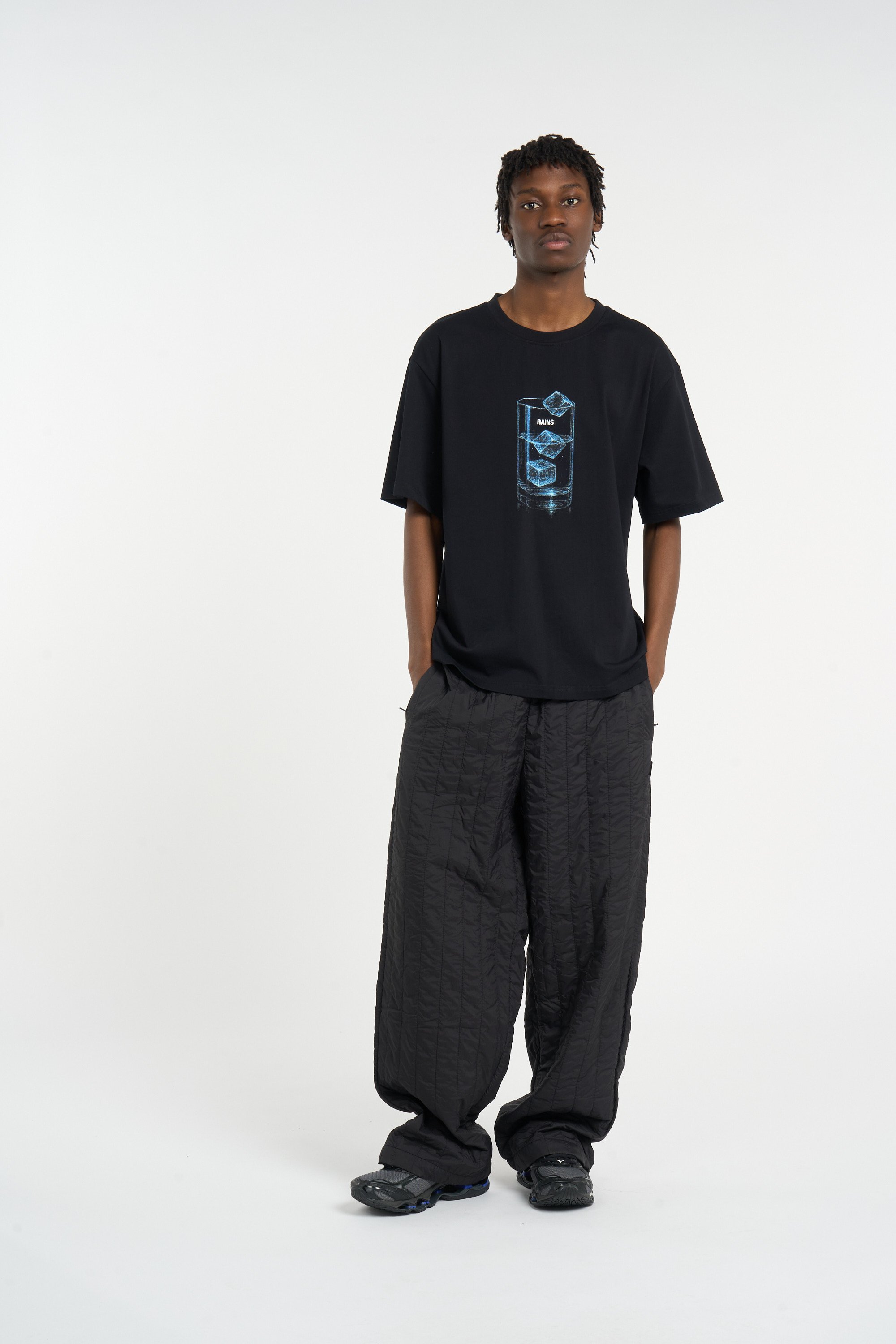 Quilted Pants | Black RAINS Men