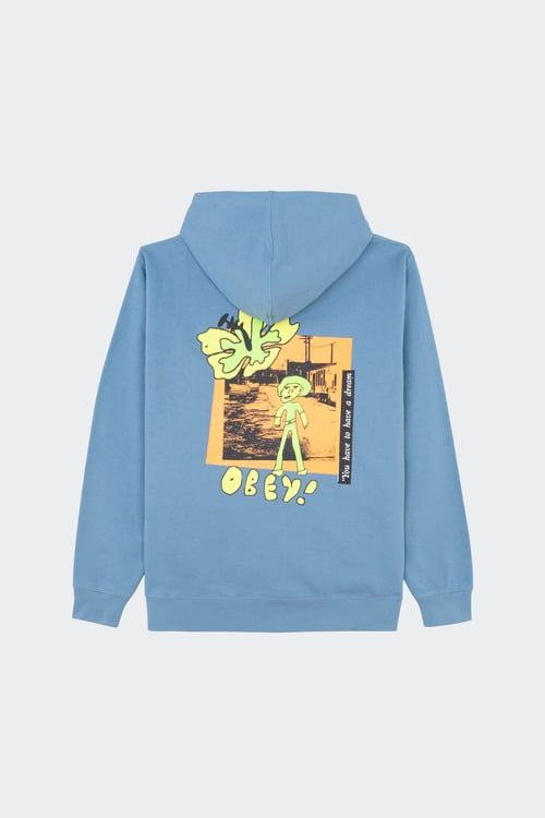 OBEY Hoodie Bleu