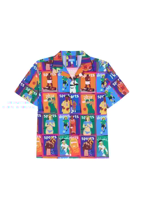 MARKET Regular-fit zip-up cotton-blend hoodie with Pony Player