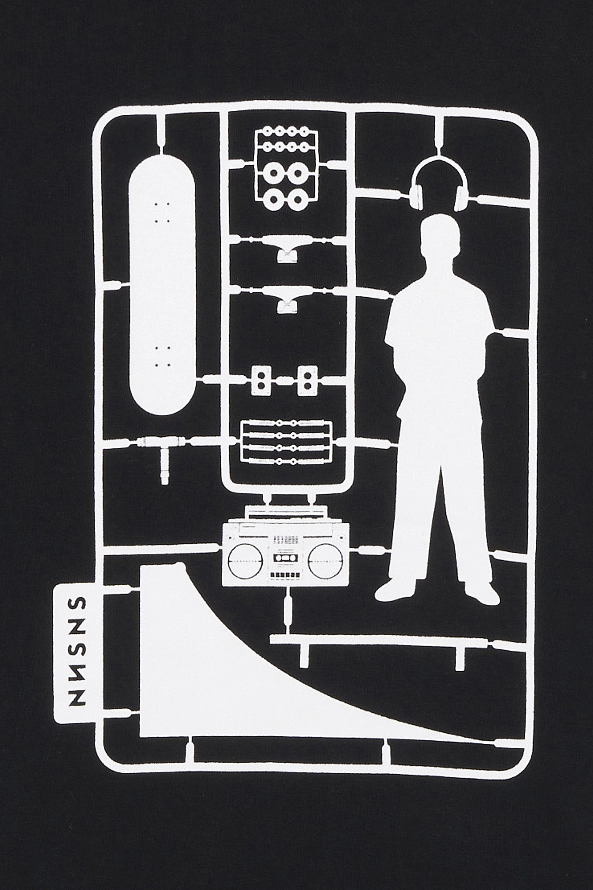 T-shirt | Noir NNSNS Homme