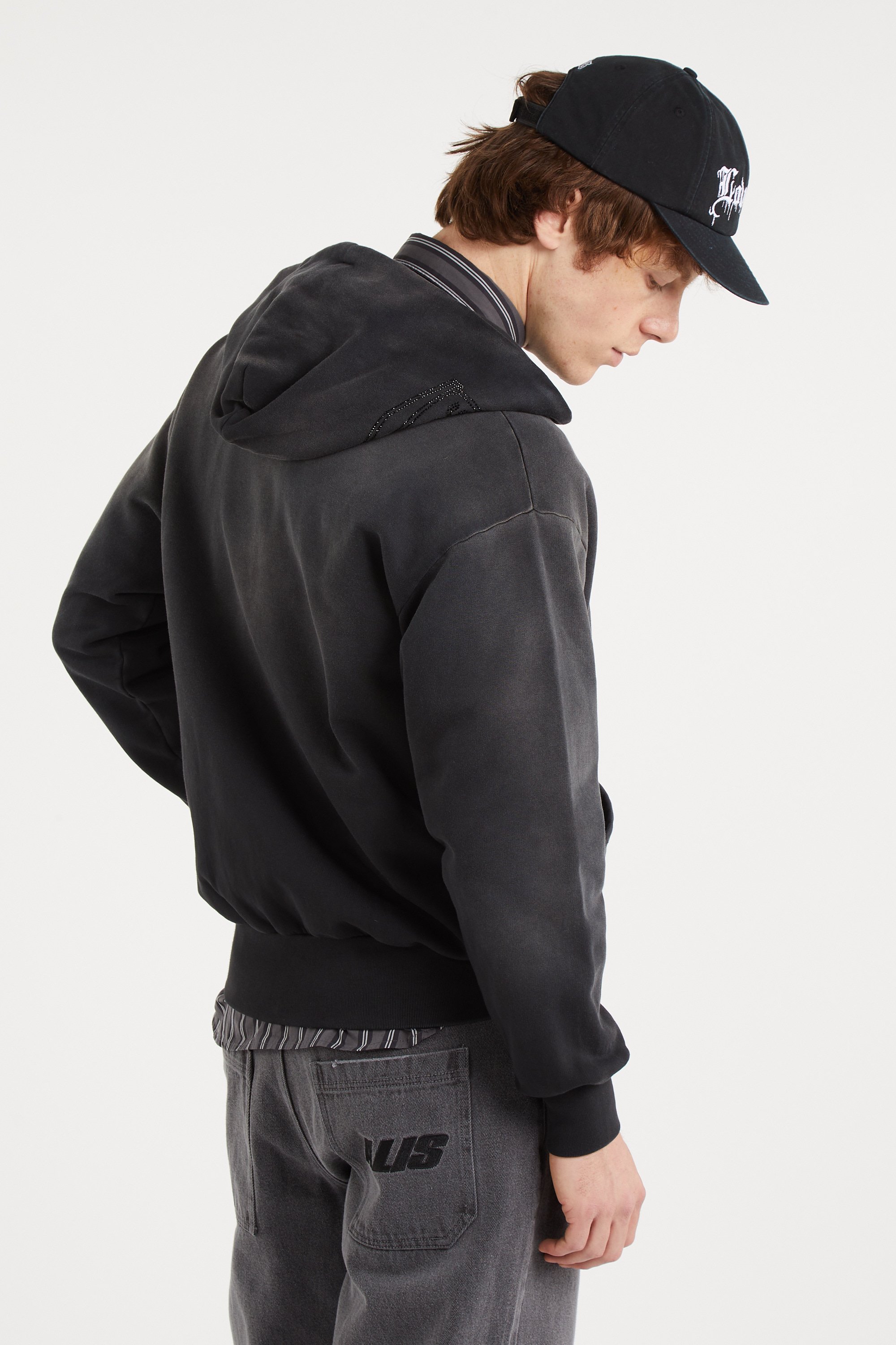 Hoodie zippé Noir