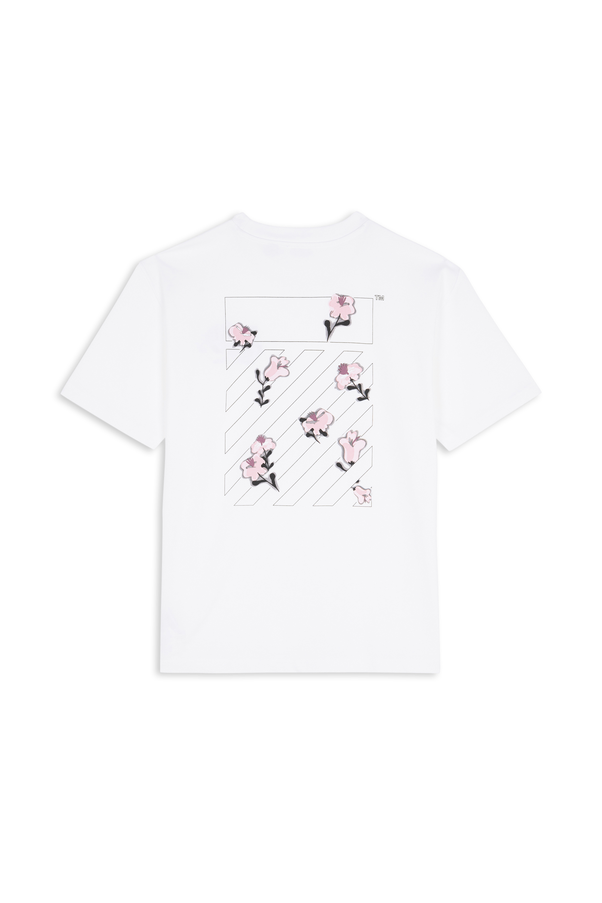 T-shirt  Bright white flower