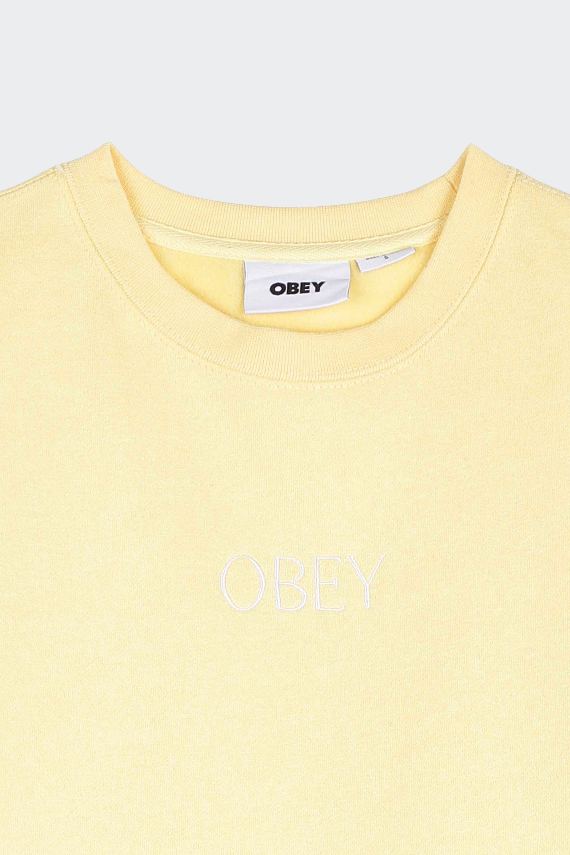 Sweat  | Jaune by OBEY Sweat  Jaune