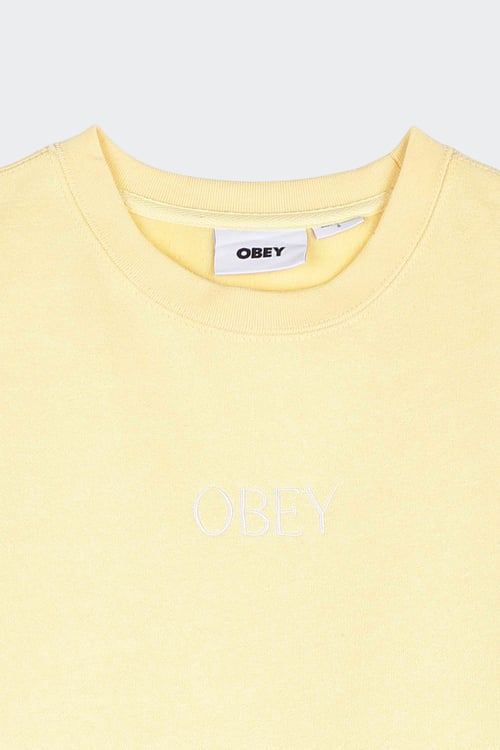 OBEY Sweat  Jaune
