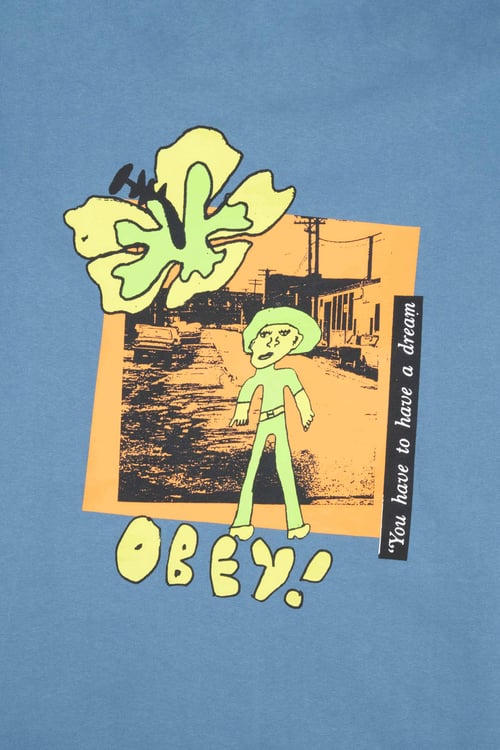 OBEY Hoodie Bleu