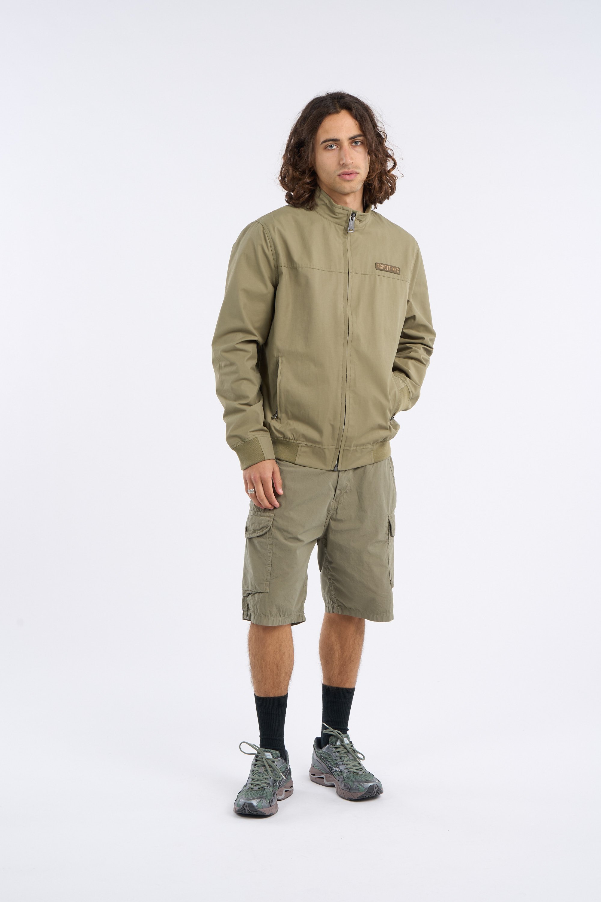 Blouson SCHOTT Vert
