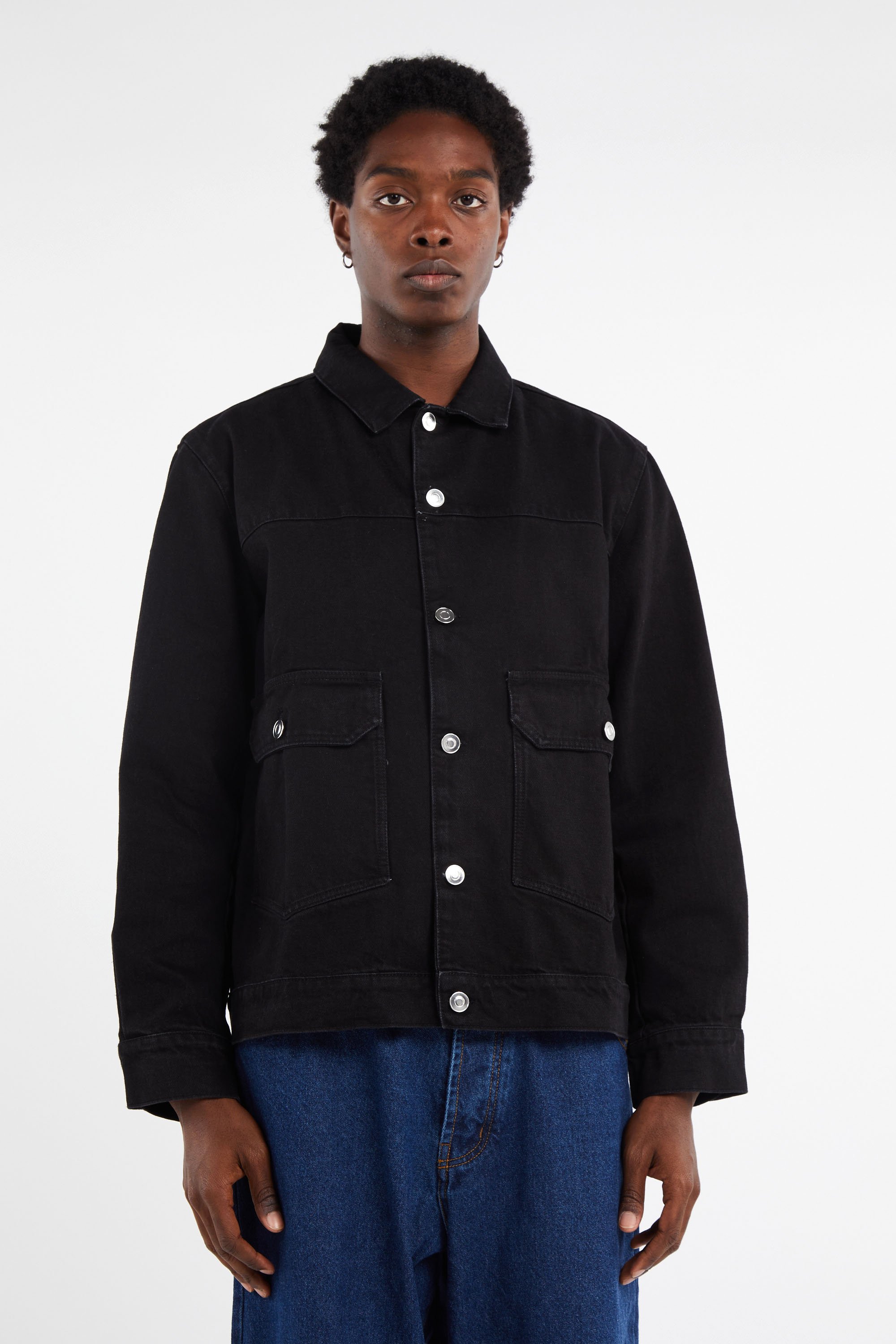 Jacket | Black by POP TRADING COMPANY Jacket Black
