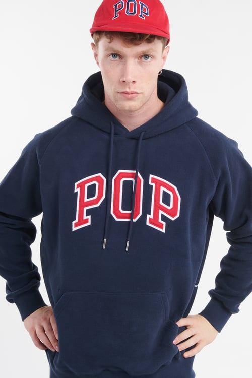 POP TRADING COMPANY Hoodie Bleu
