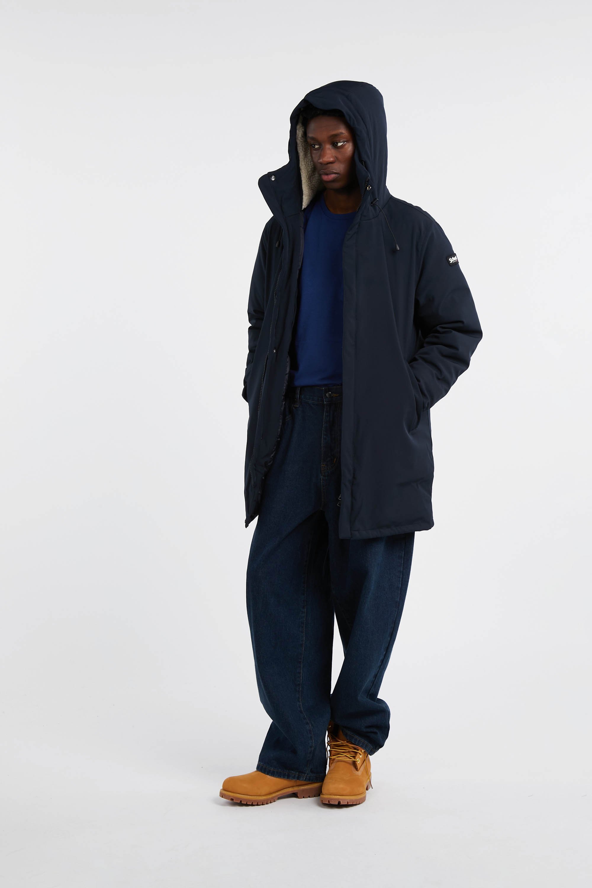 Parka SCHOTT Bleu