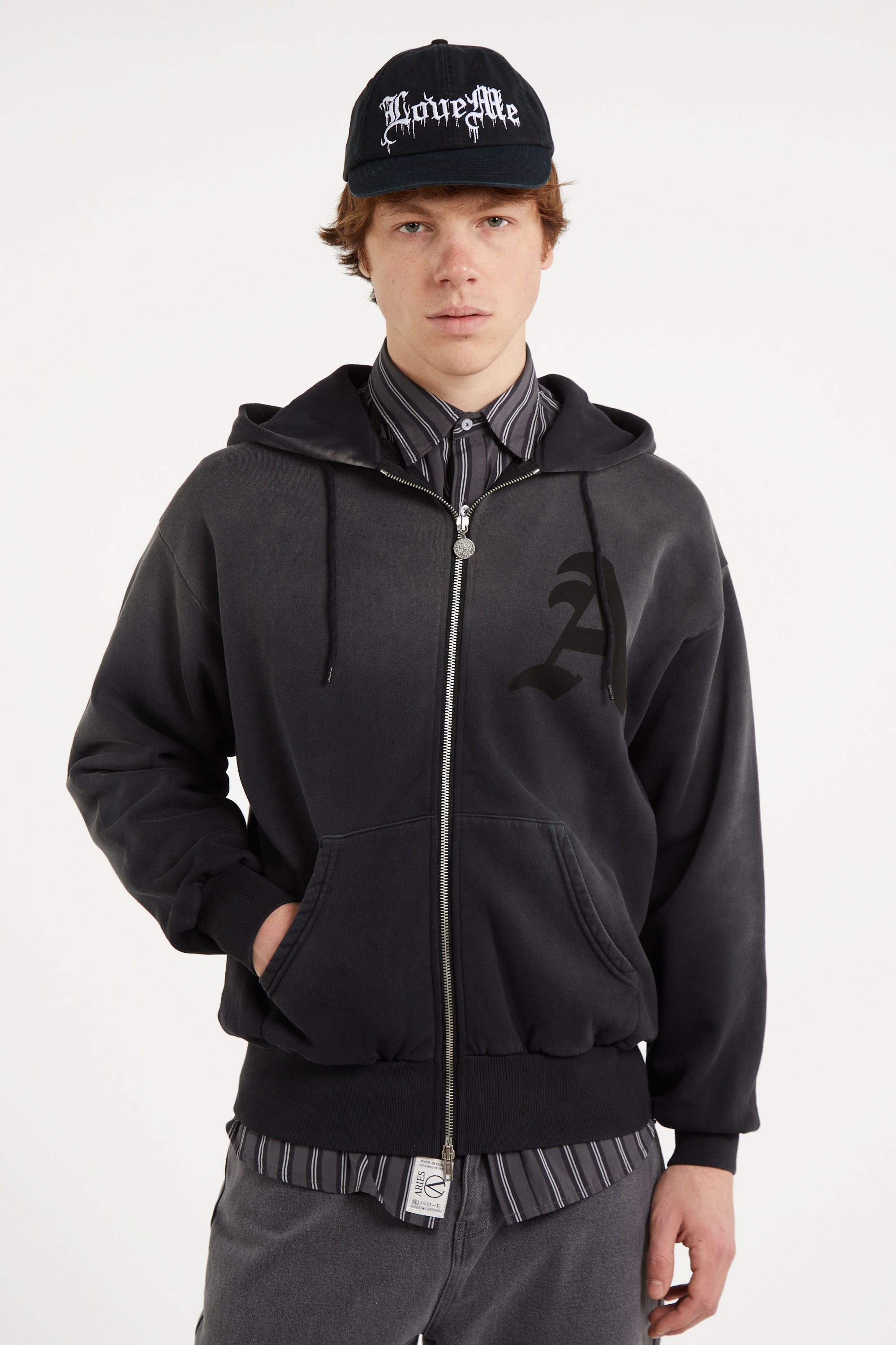 Hoodie zippé Noir