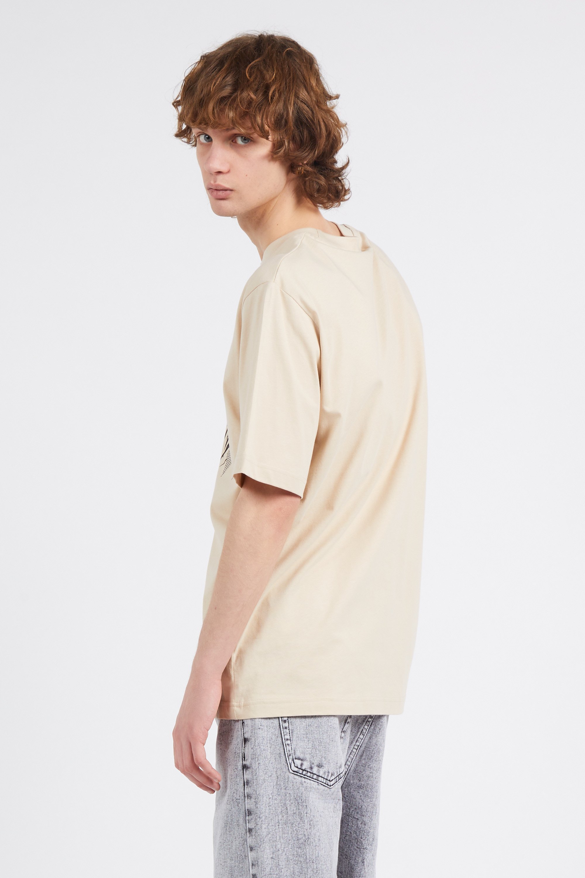T-shirt | Beige by WASTED T-shirt Beige