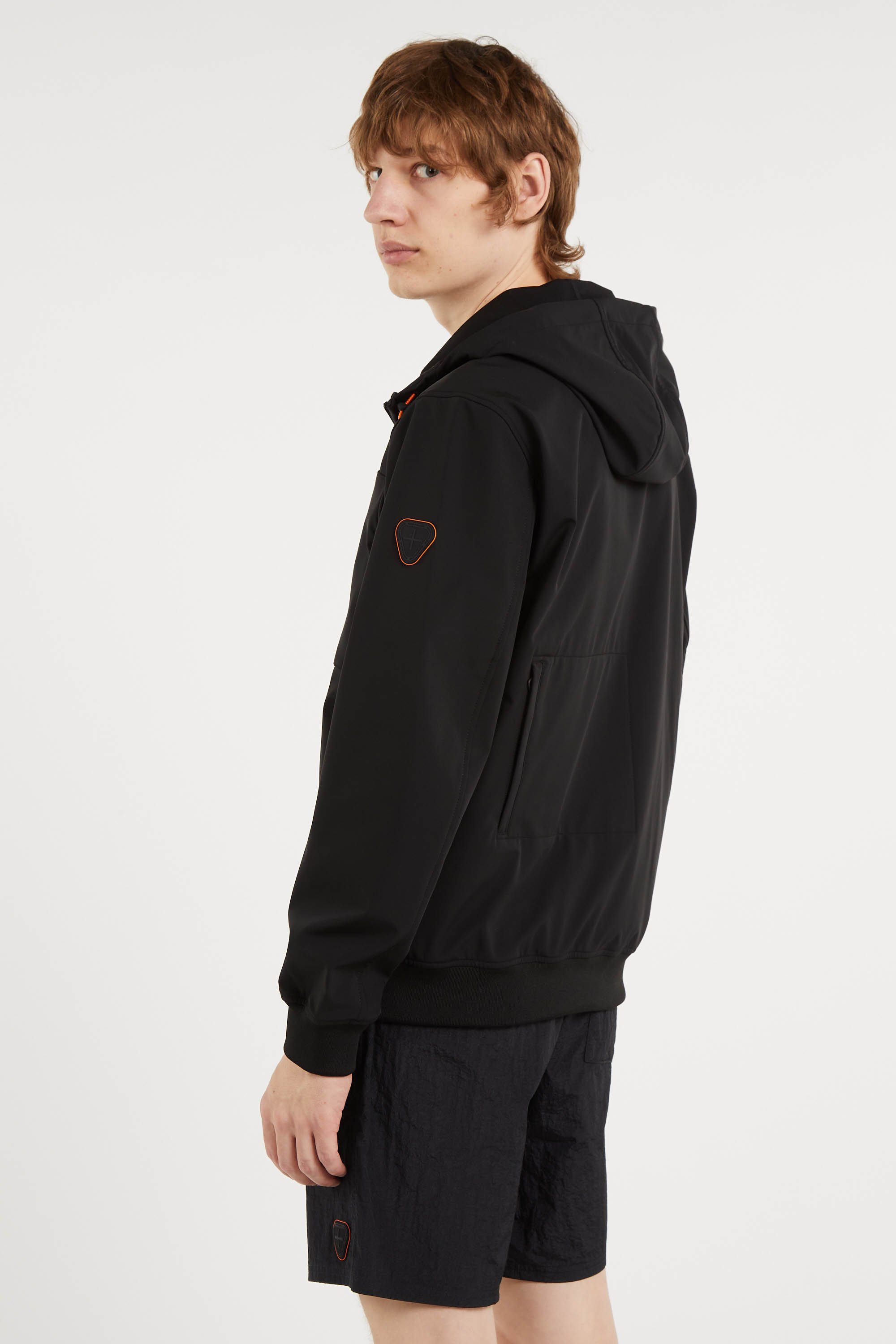 Veste à capuche droite | Noir GERTRUDE Homme