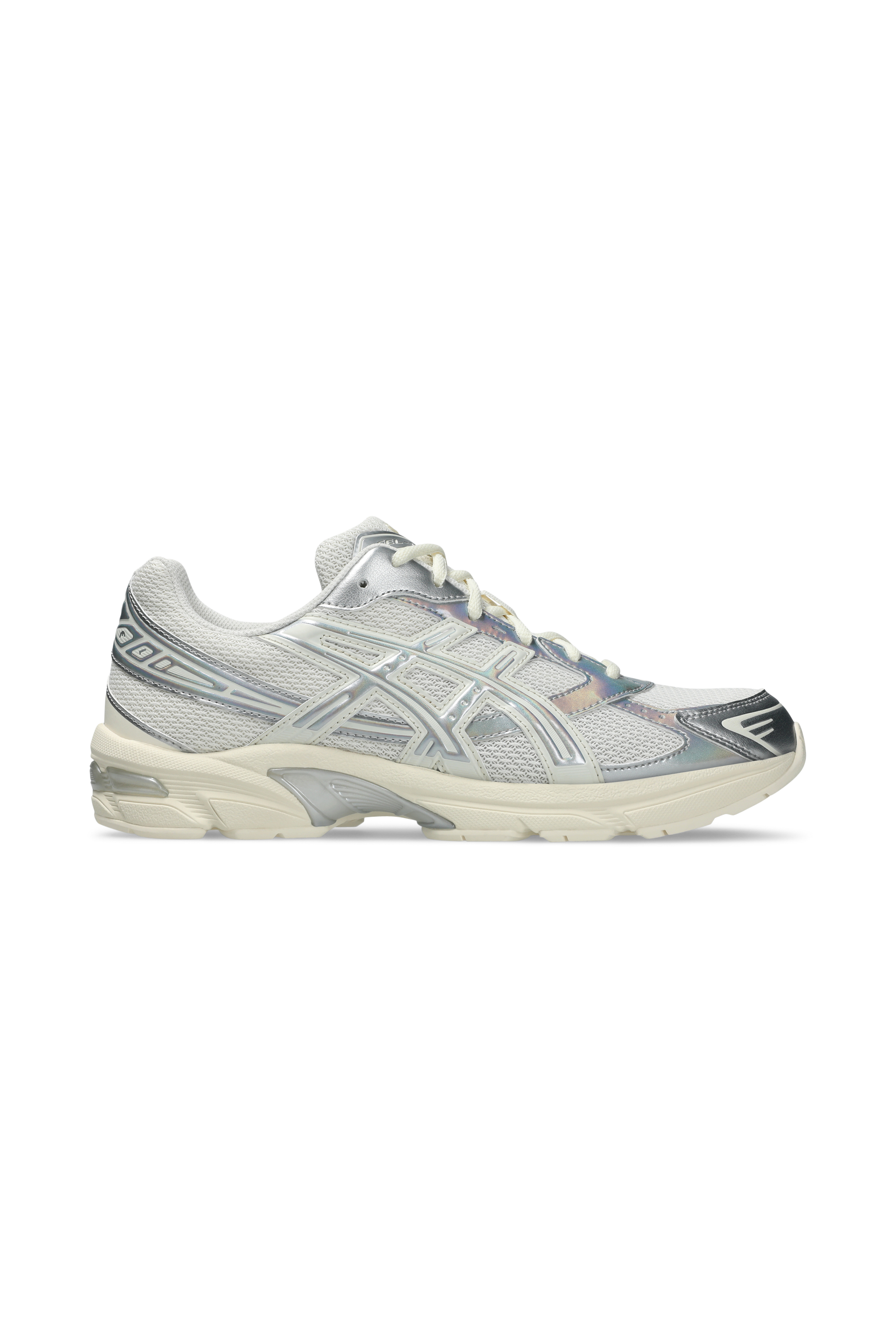 Men?s Storm 96 LO fabric and leather sneakers GEL 1130 Cream/pure silver