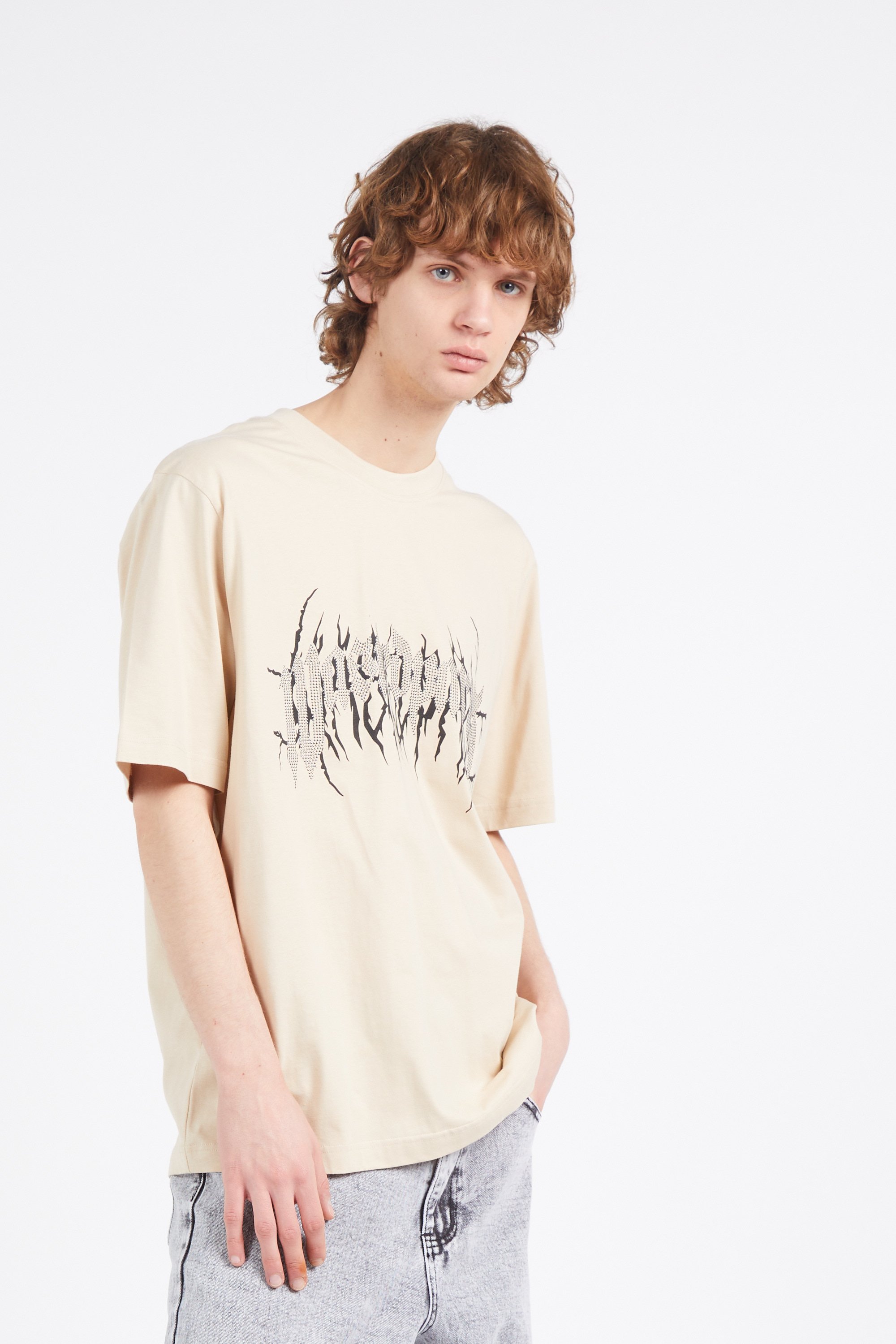 T-shirt | Beige by WASTED T-shirt Beige