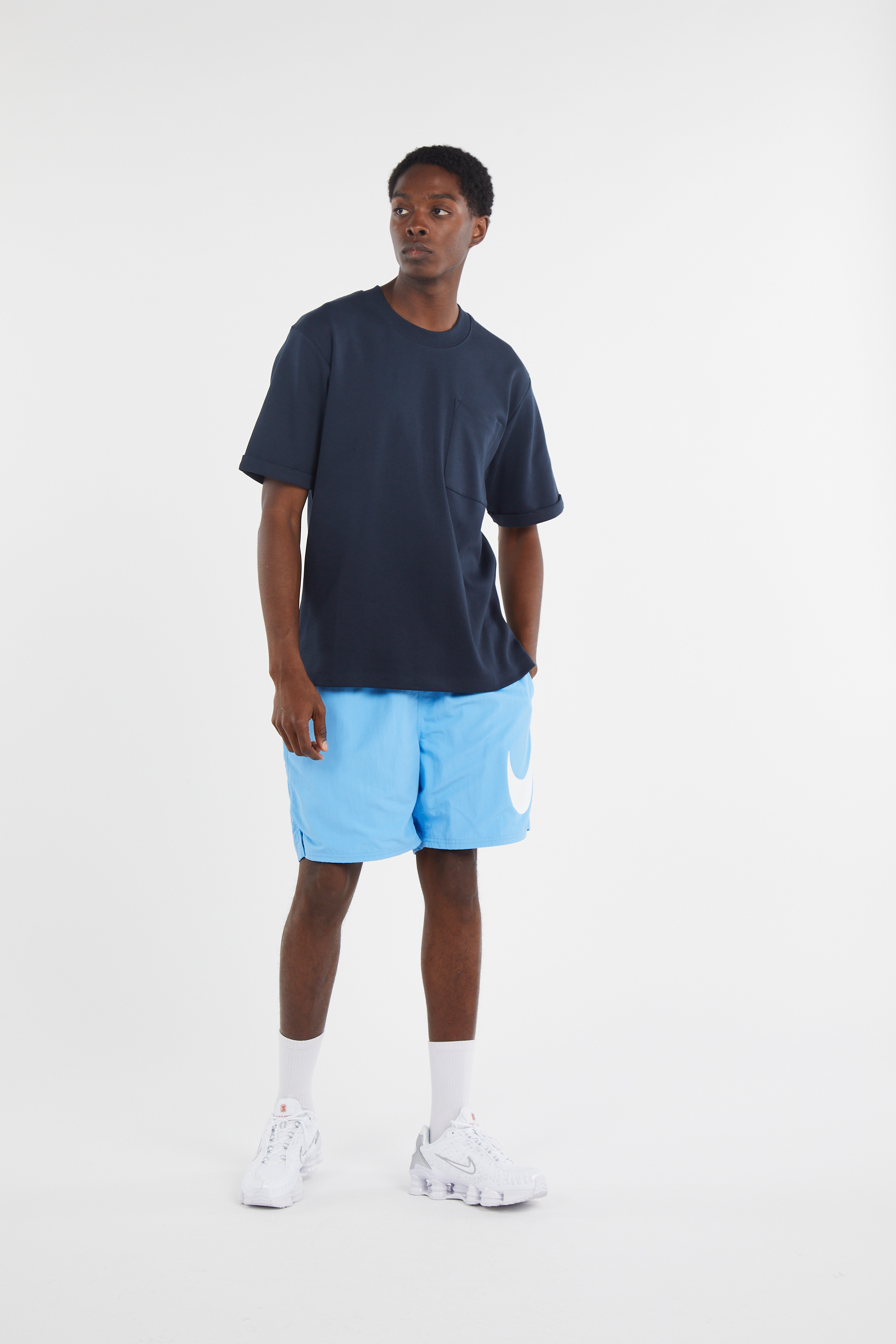 Short de bain Bleu