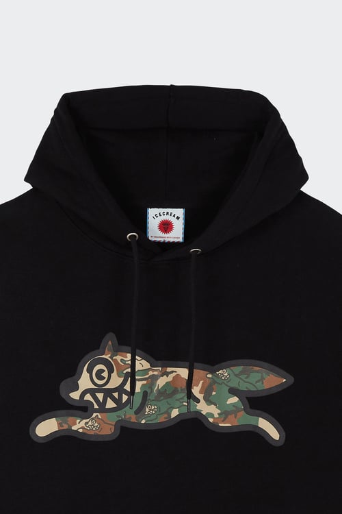 ICE CREAM Hoodie Noir