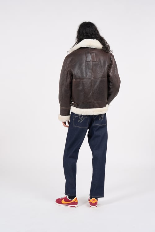 SCHOTT Aviator jacket Brown