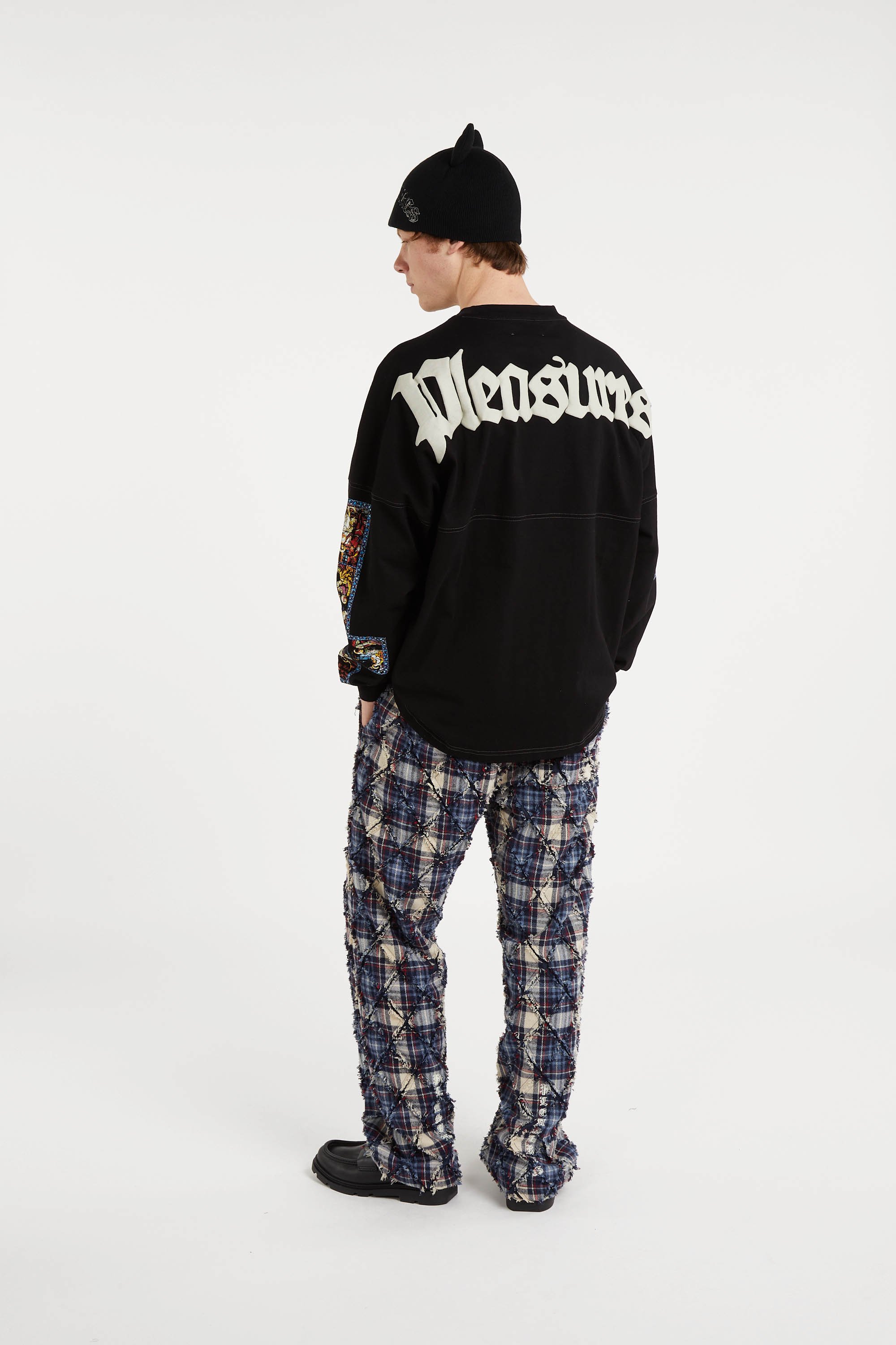 Oversized cotton sweatshirt Black