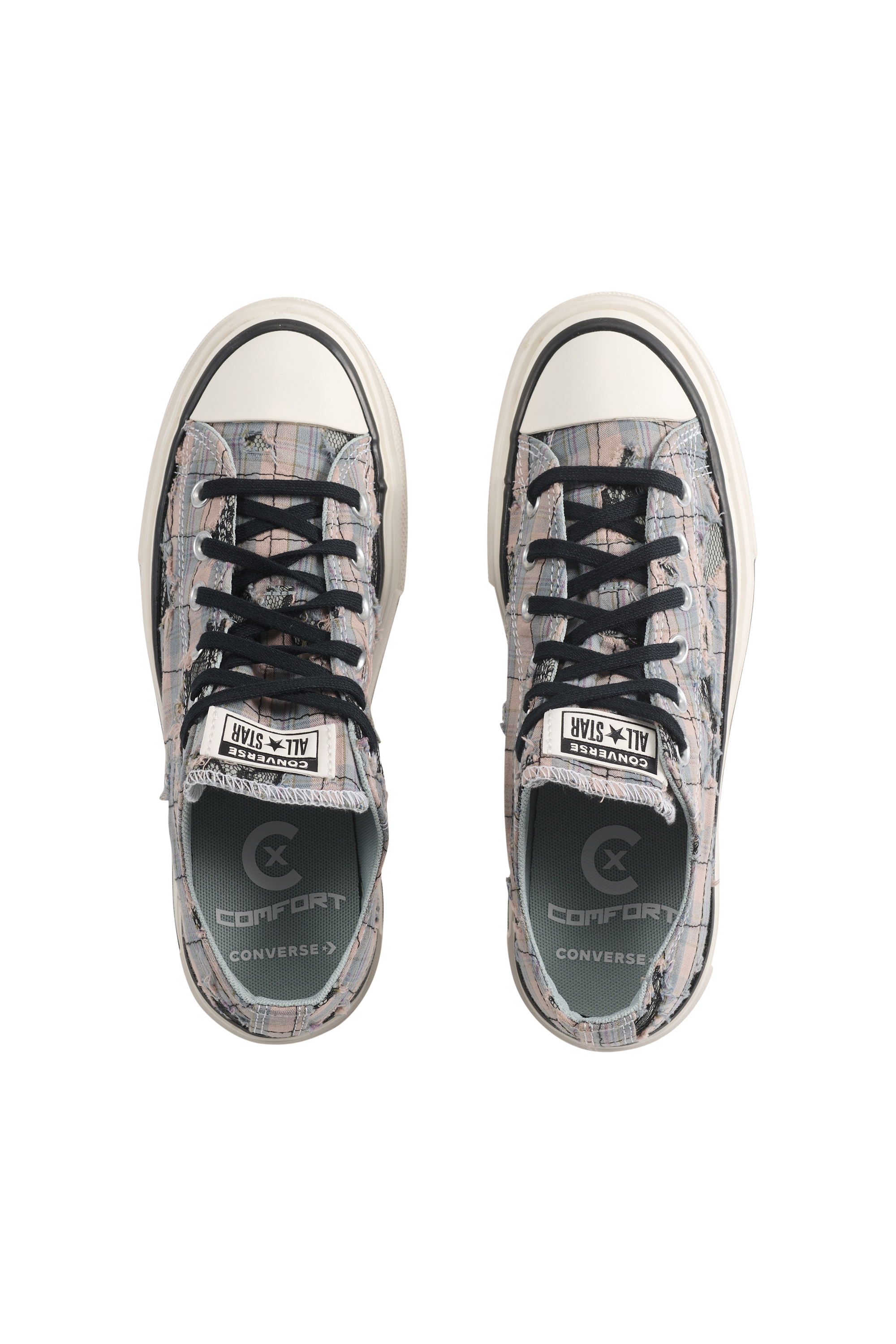 Low-top Chuck Taylor plaid sneakers | Grey CONVERSE Women