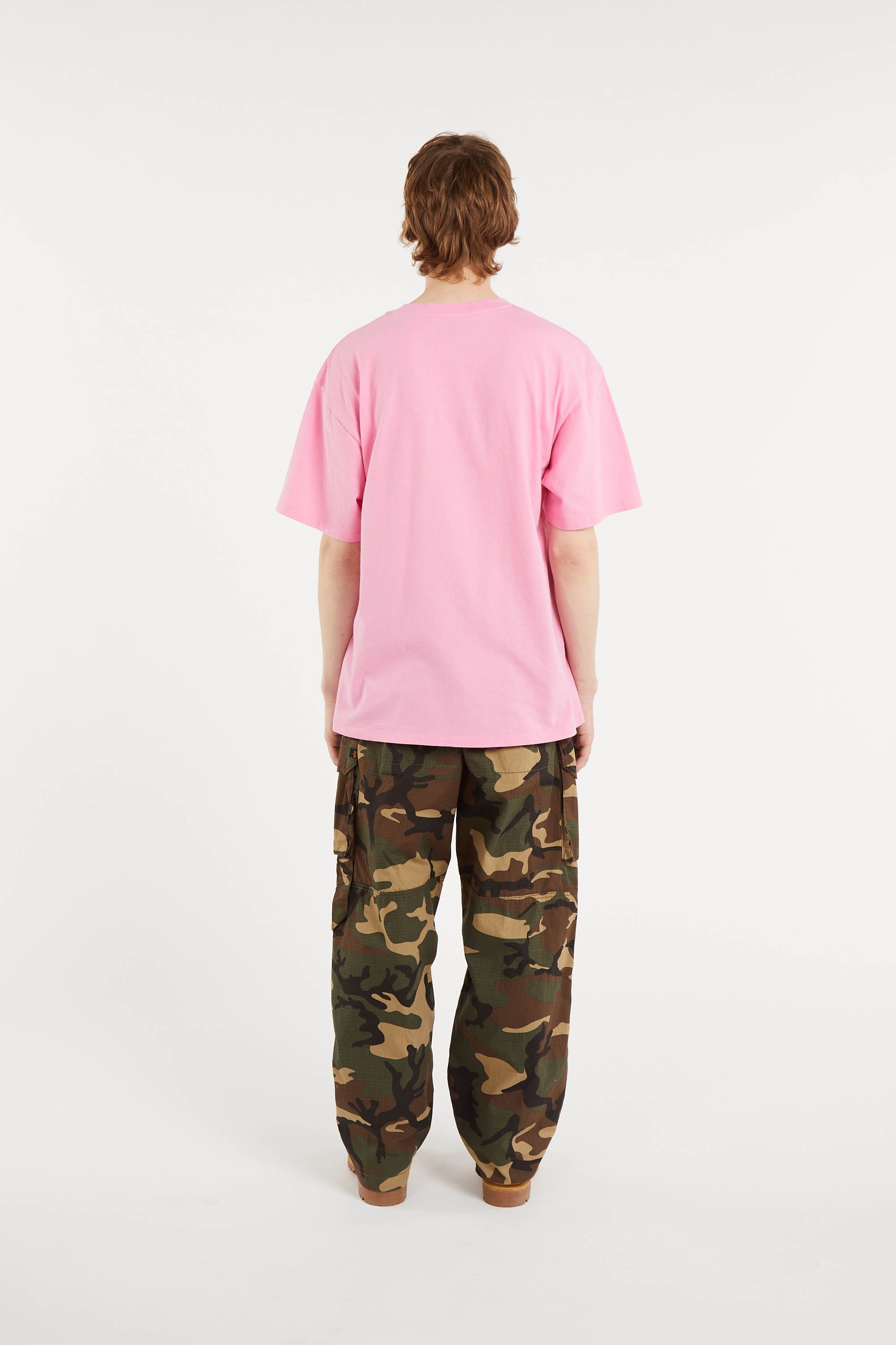 Pantalon large camouflage Vert
