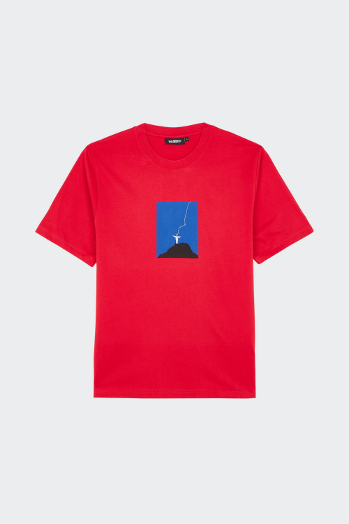 WASTED T-shirt Rouge