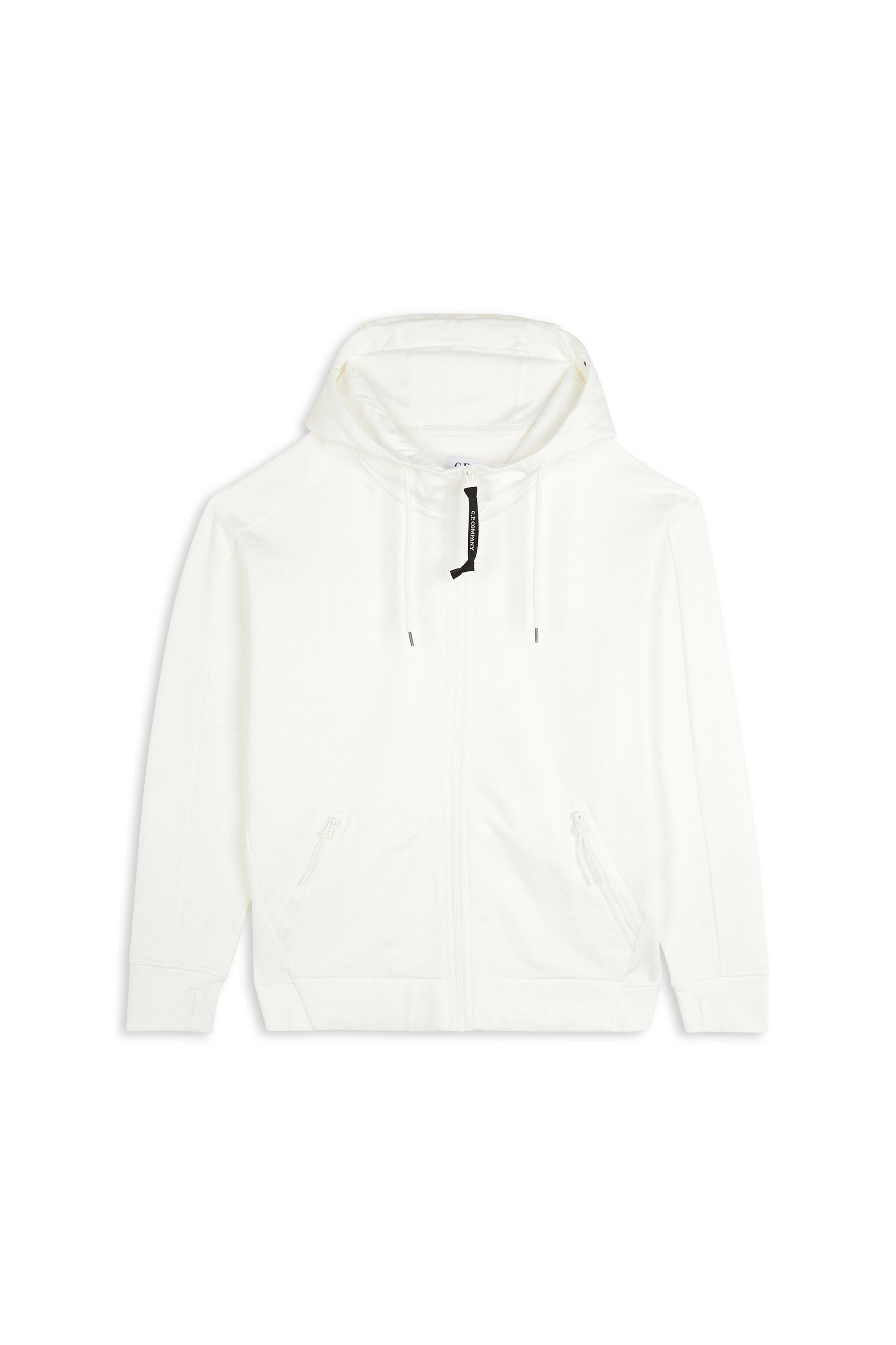 Hoodie zippé Blanc