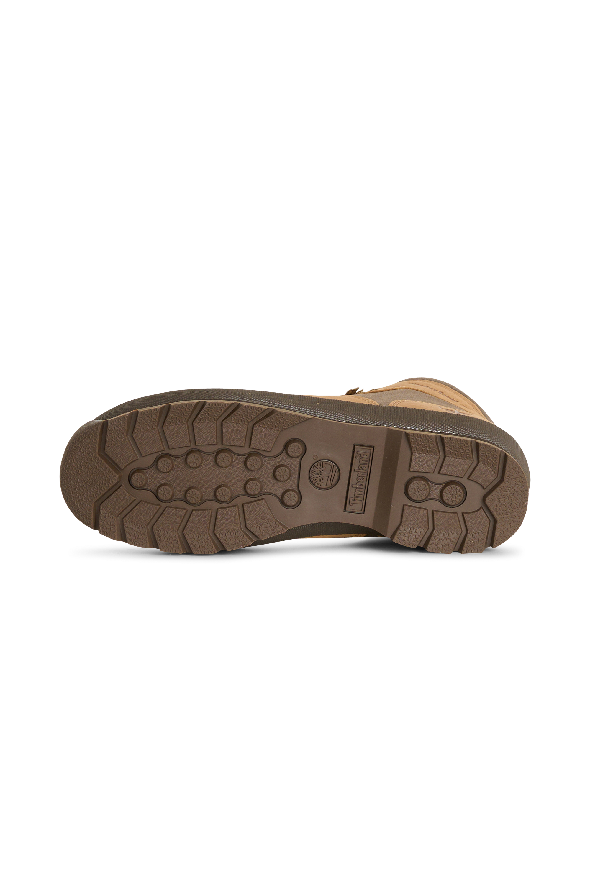 Heeled leather mid-calf boots Brown