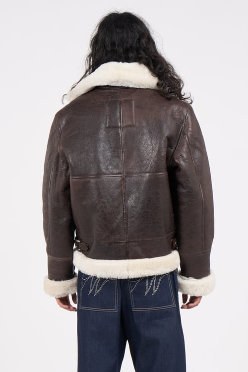SCHOTT Aviator jacket Brown