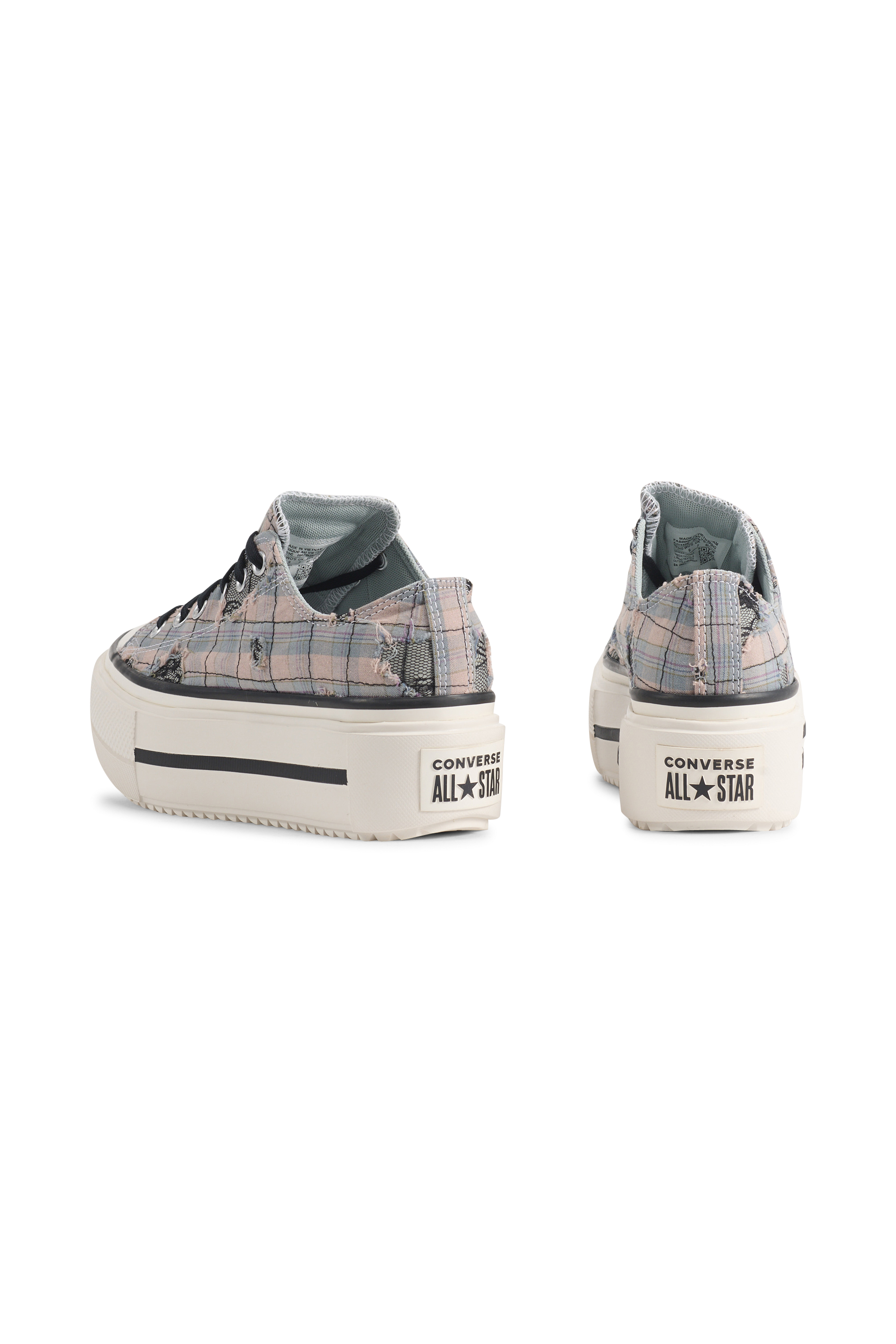 Low-top Chuck Taylor plaid sneakers | Grey CONVERSE Women