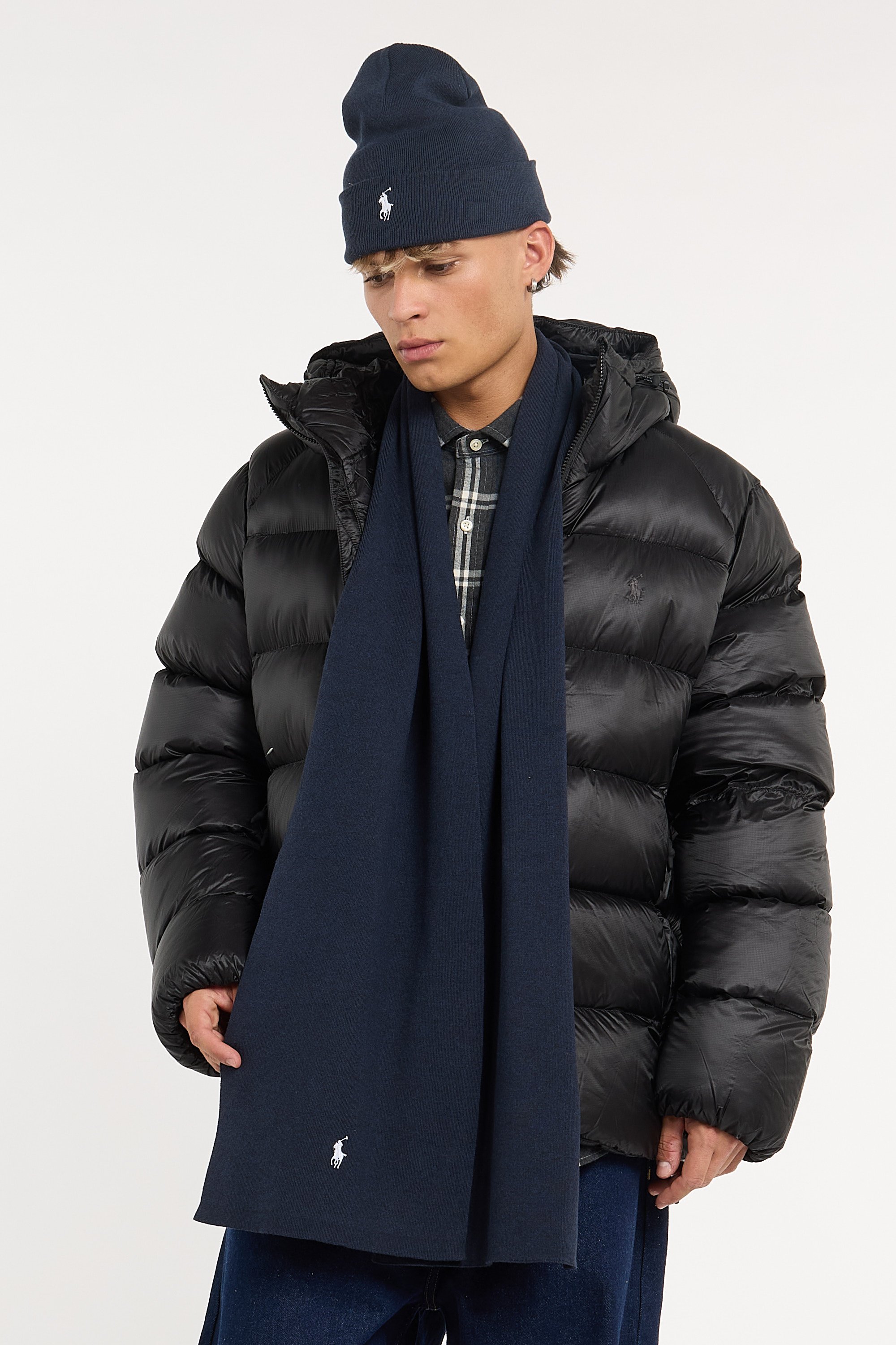 Coffret écharpe et bonnet POLO RALPH LAUREN Bleu