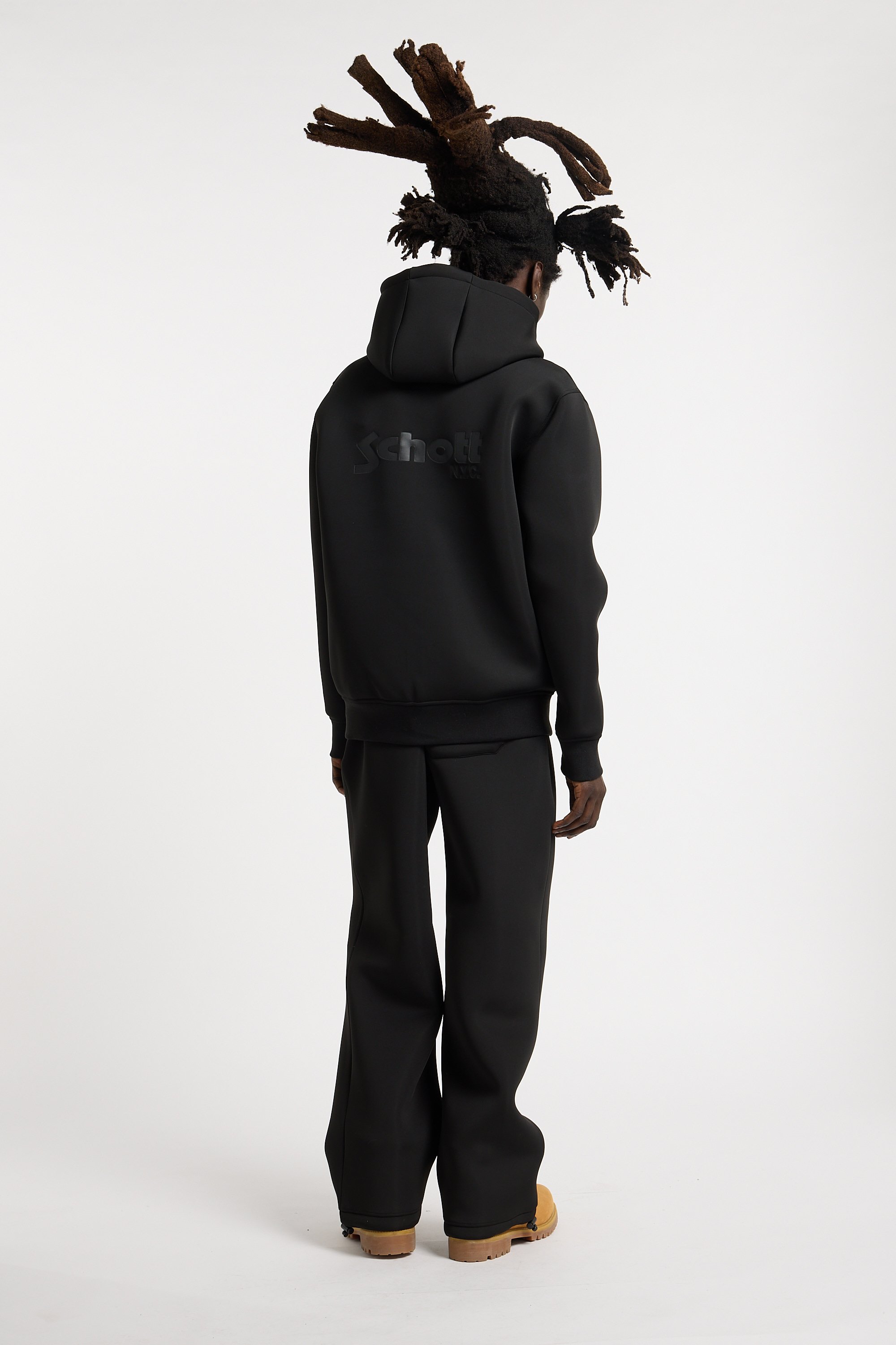 Tommy badge sweatshirt | Black SCHOTT Men