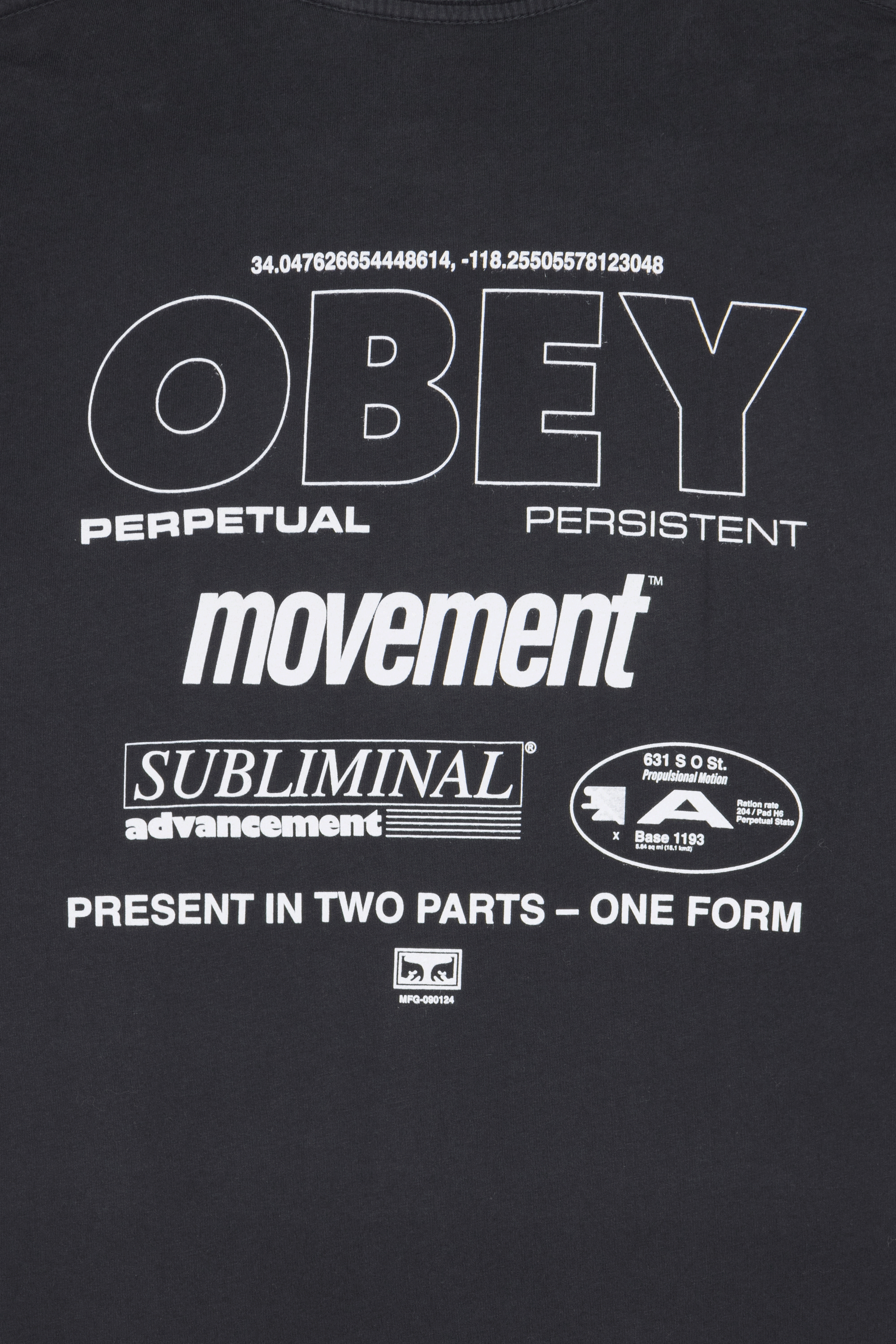 Regular-fit round-neck cotton T-shirt Black