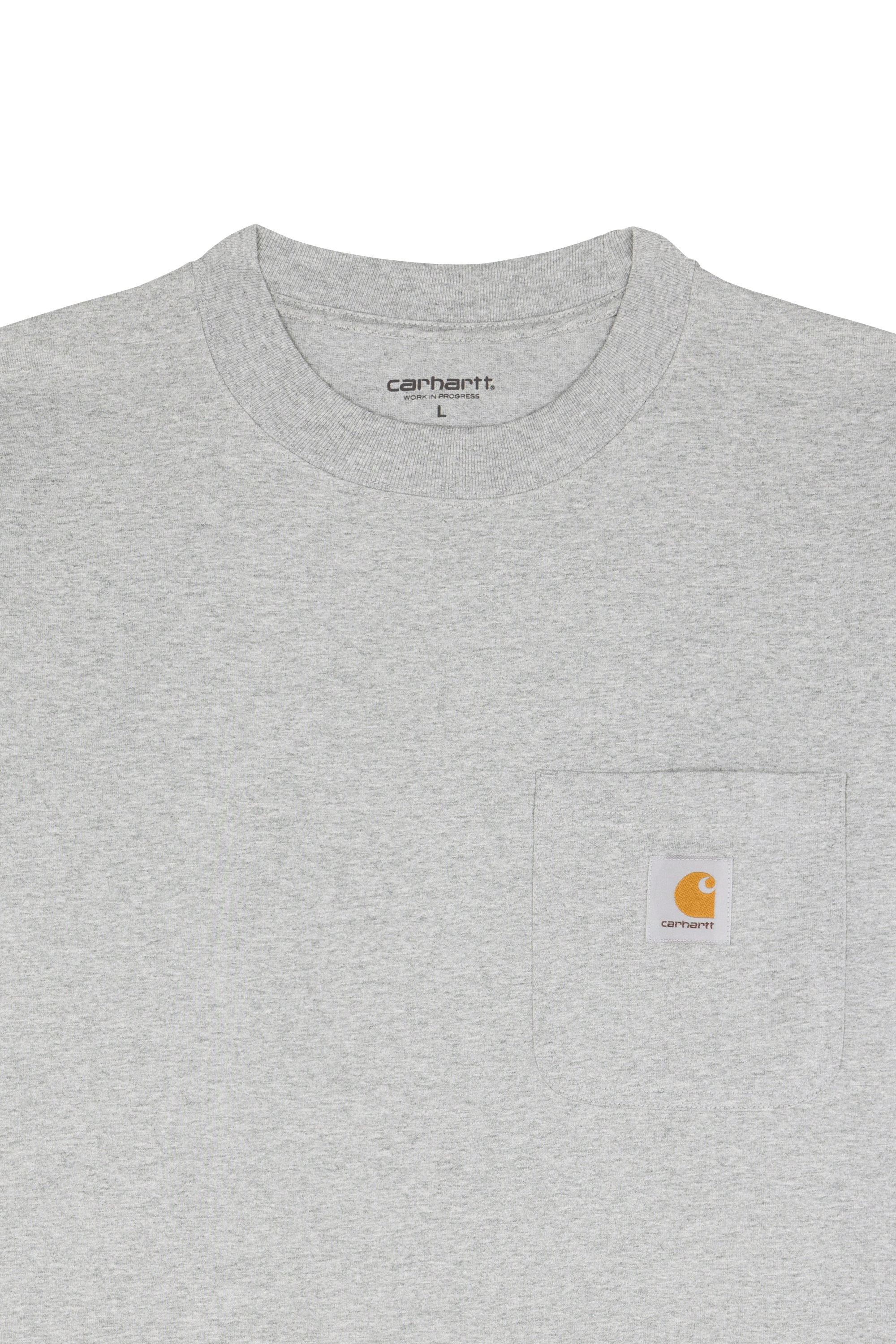 Regular-fit round-neck cotton T-shirt | Grey CARHARTT WIP Men