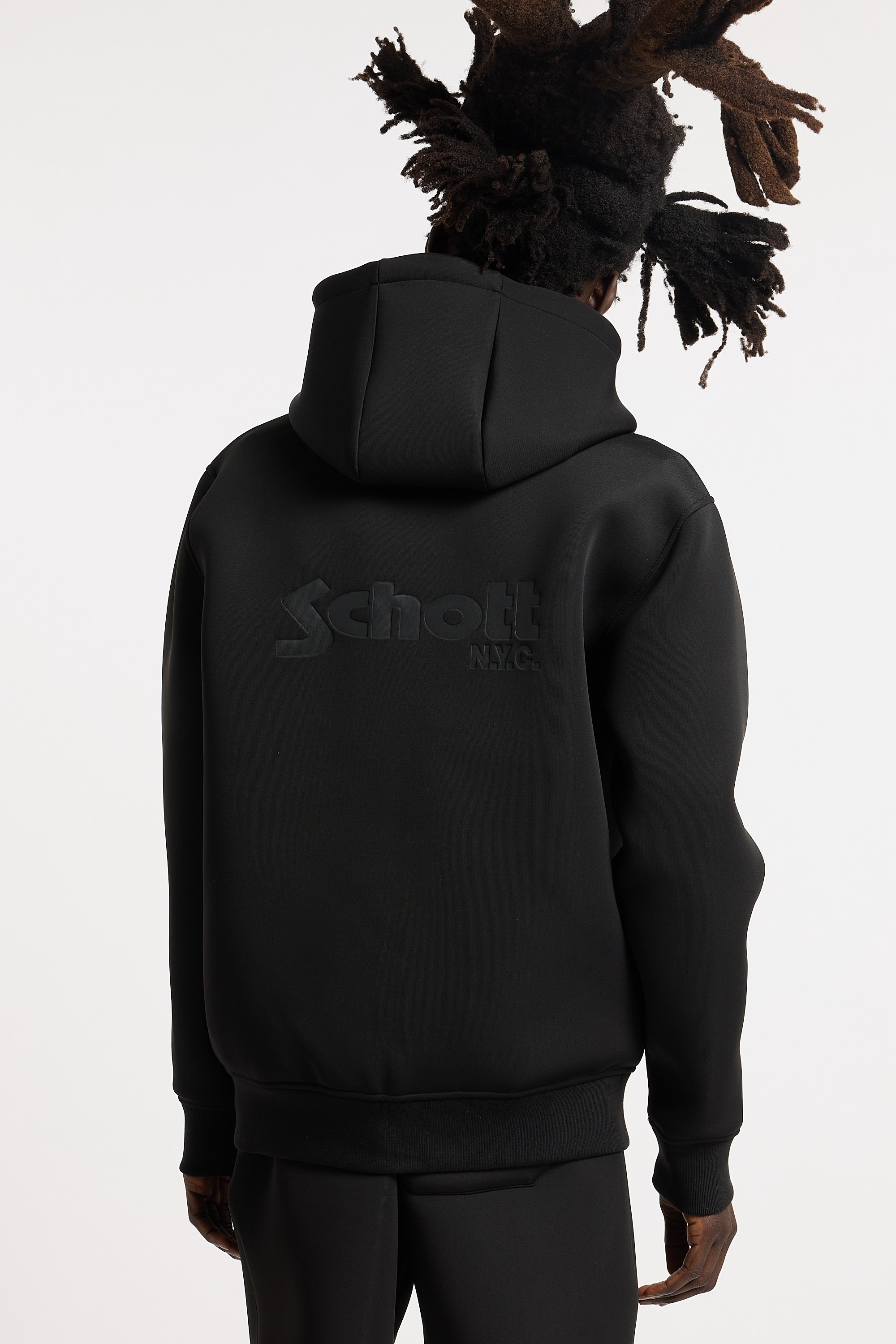 Tommy badge sweatshirt | Black SCHOTT Men