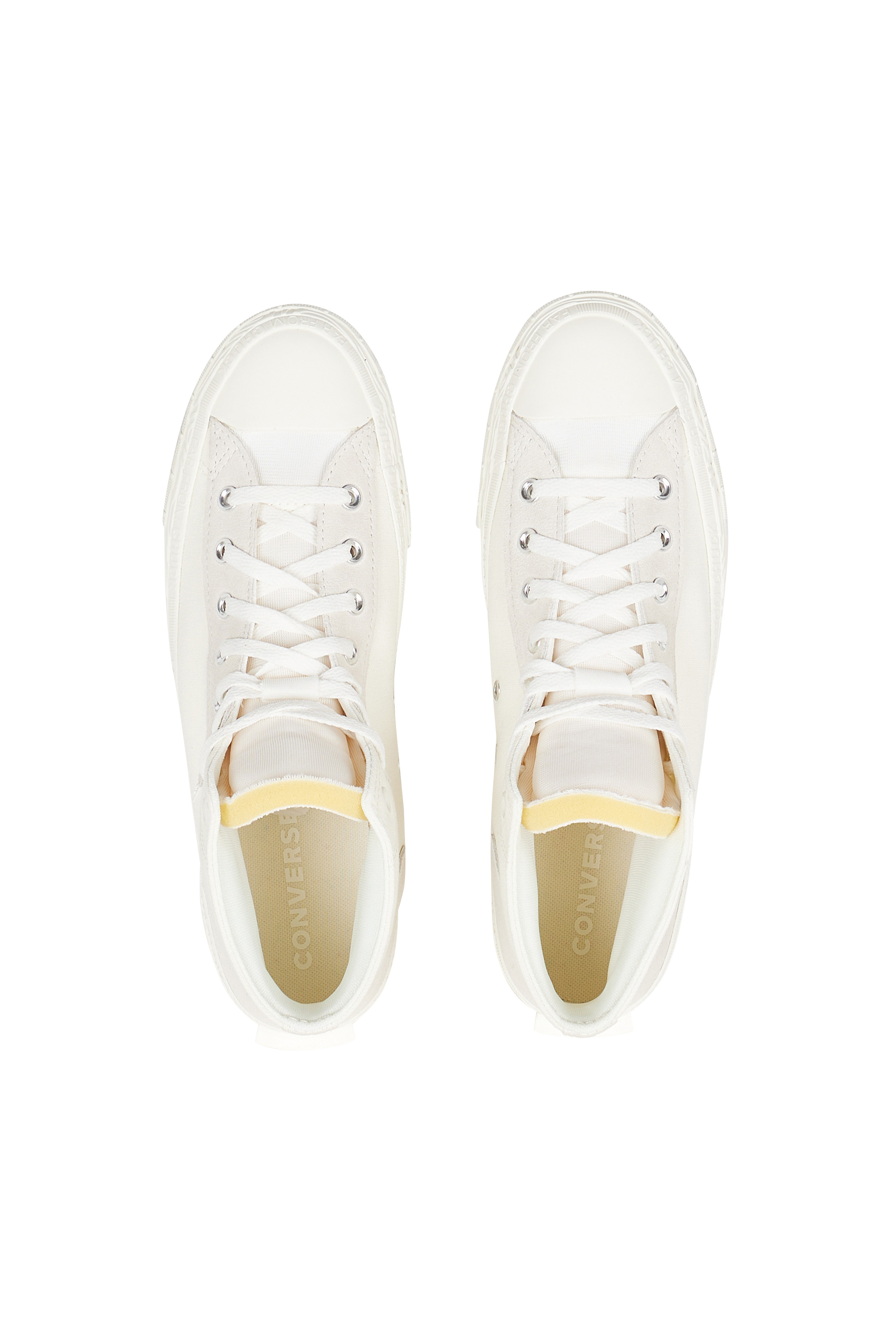 baskets montantes Beige