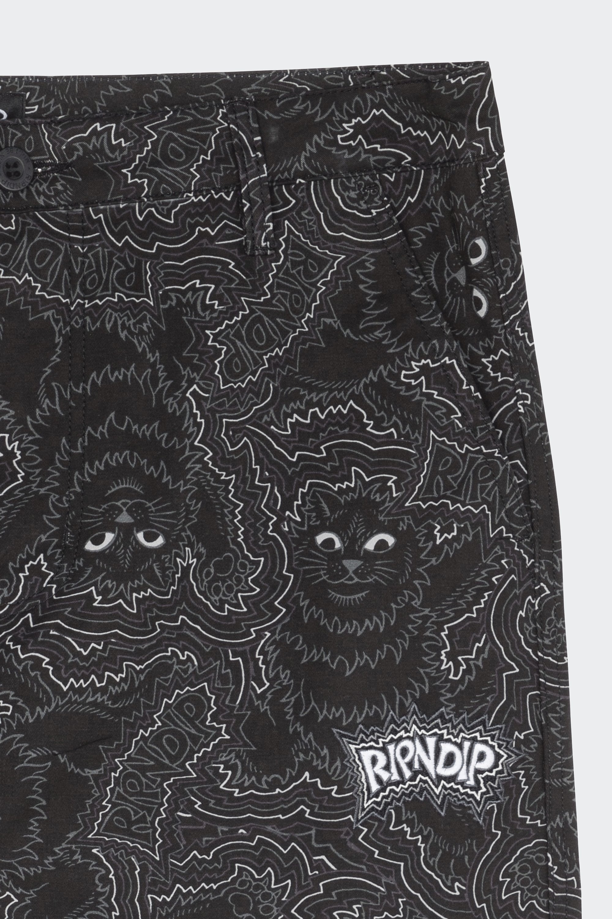 Trousers | Black by RIPNDIP Trousers Black