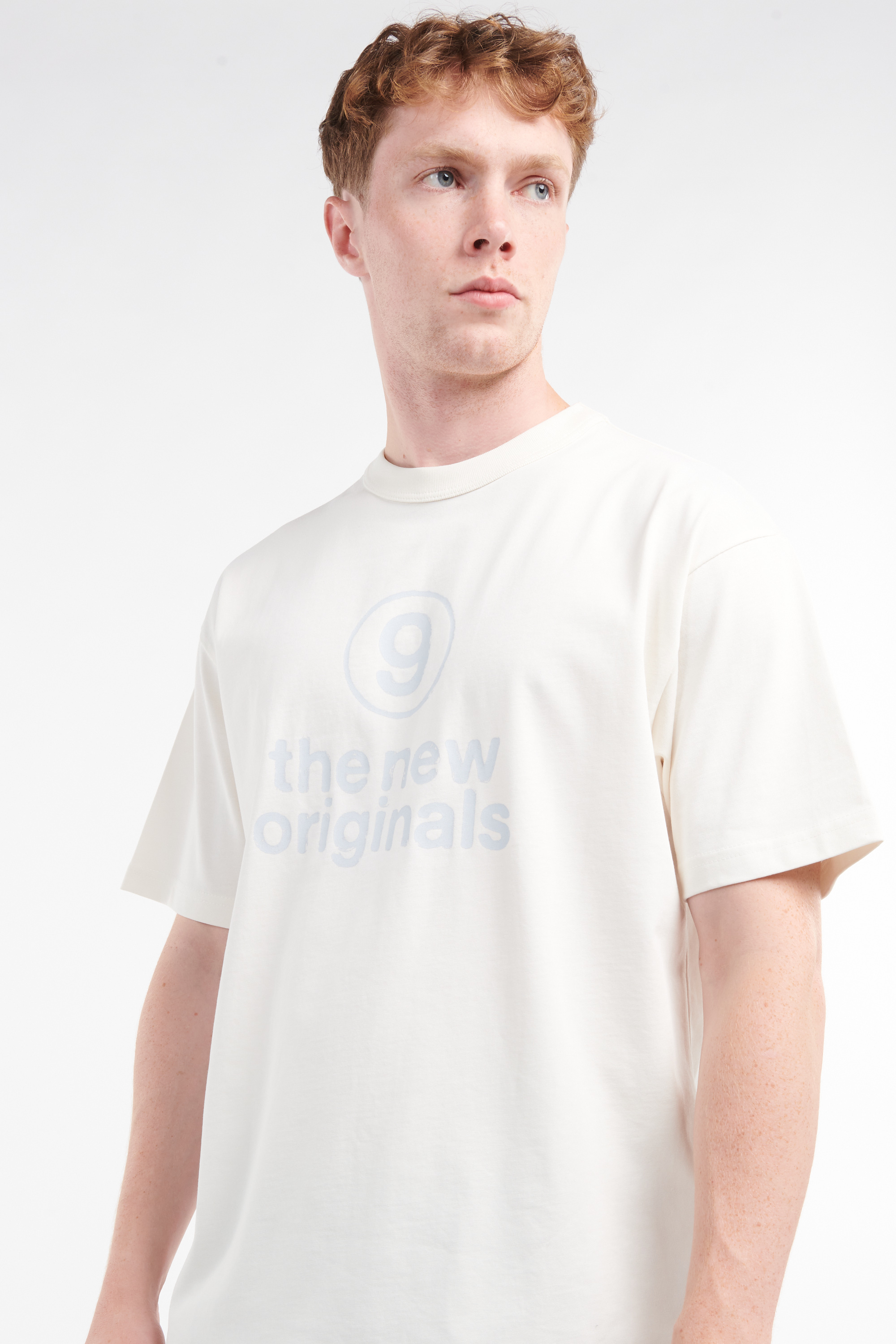 Regular-fit round-neck cotton T-shirt White