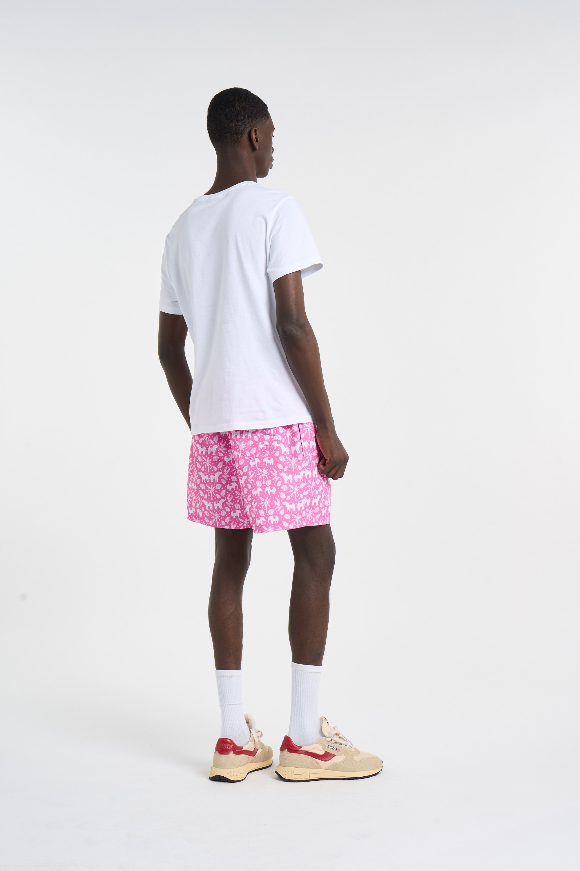 Short de bain Rose