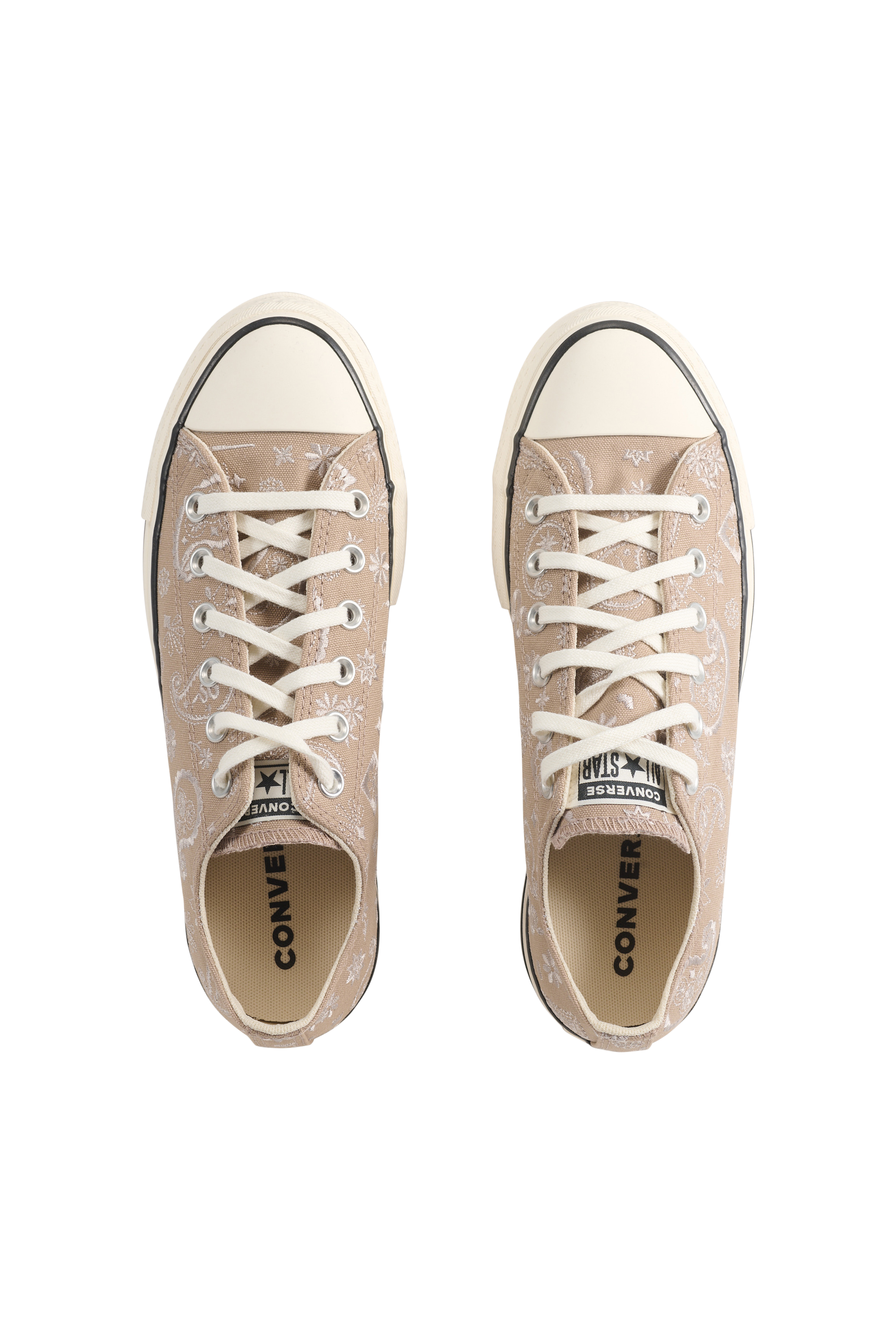 Men?s Storm 96 LO fabric and leather sneakers | Beige CONVERSE Women