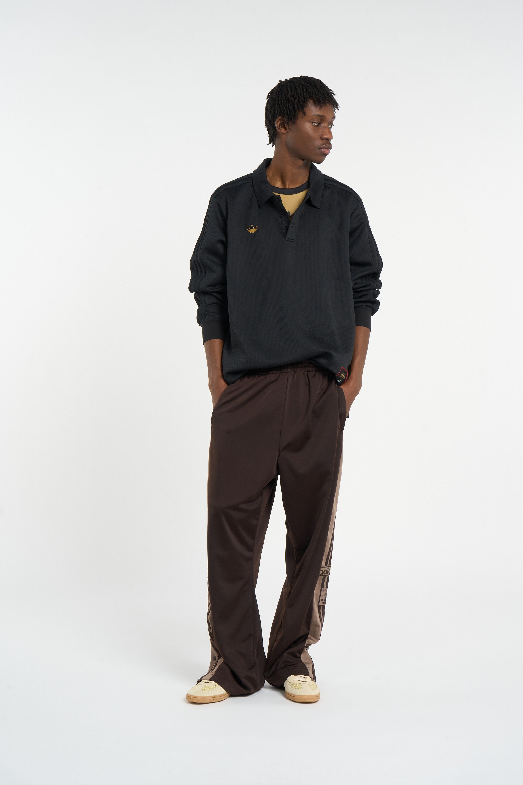 Men?s Storm 96 LO fabric and leather sneakers | Yellow ADIDAS Men