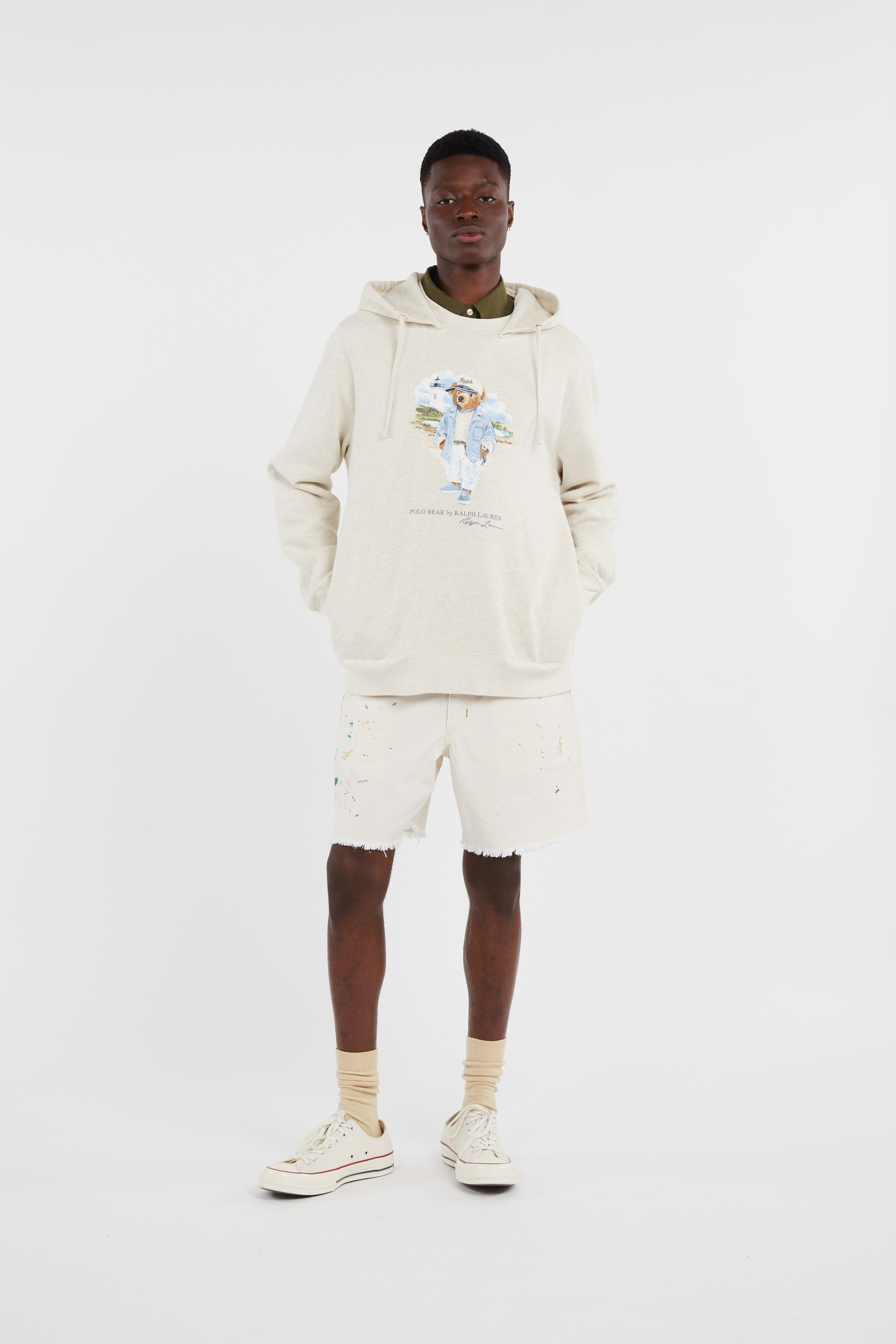 Hoodie Beige